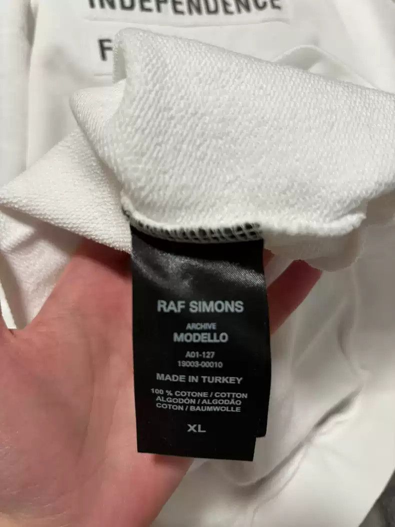 Raf Simons Raf simons white slogan sweater-2505 Size US XL / EU 56 / 4 - 4 Thumbnail