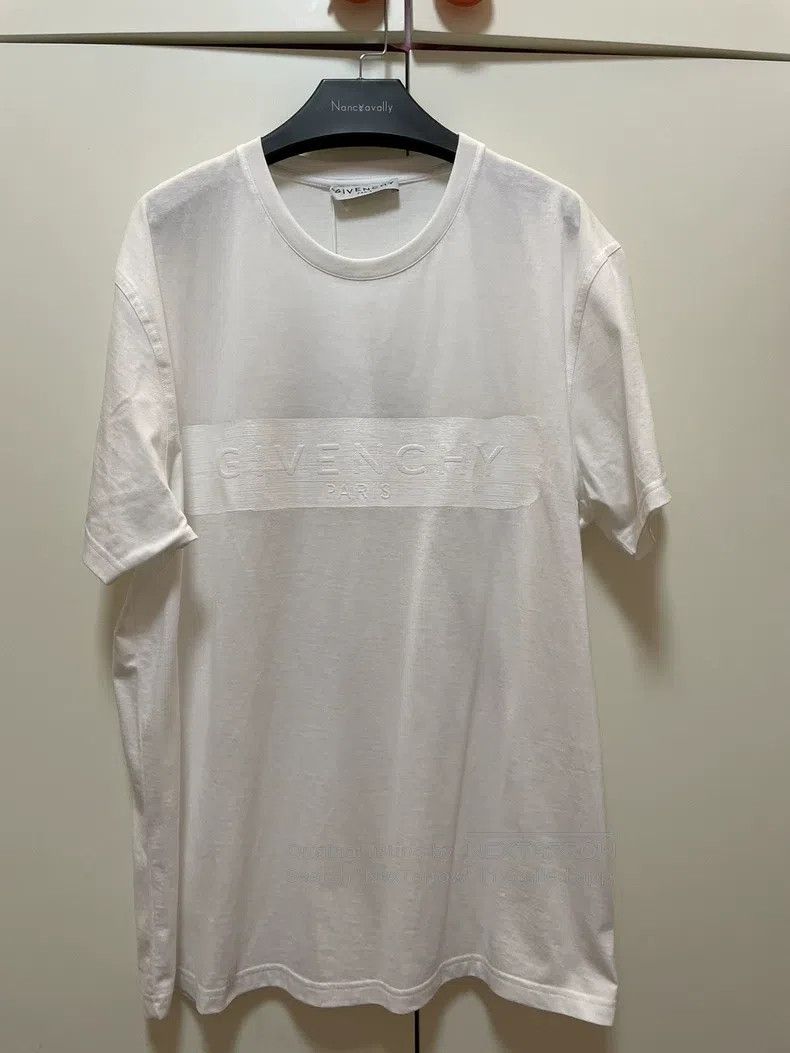Givenchy Givenchy Short Sleeve Logo White T-Shirt Size US S / EU 44-46 / 1 - 1 Thumbnail