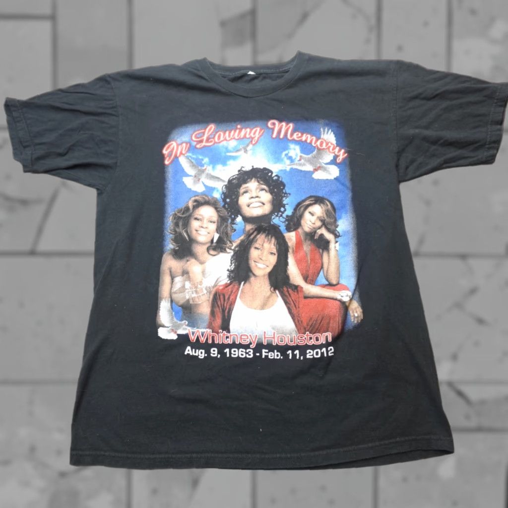 Doublet Whitney Houston Shirt Black M In Memory Of Crew Neck Short Sleeve T-Shirt Men Vintage No Size US M / EU 48-50 / 2 - 1 Thumbnail