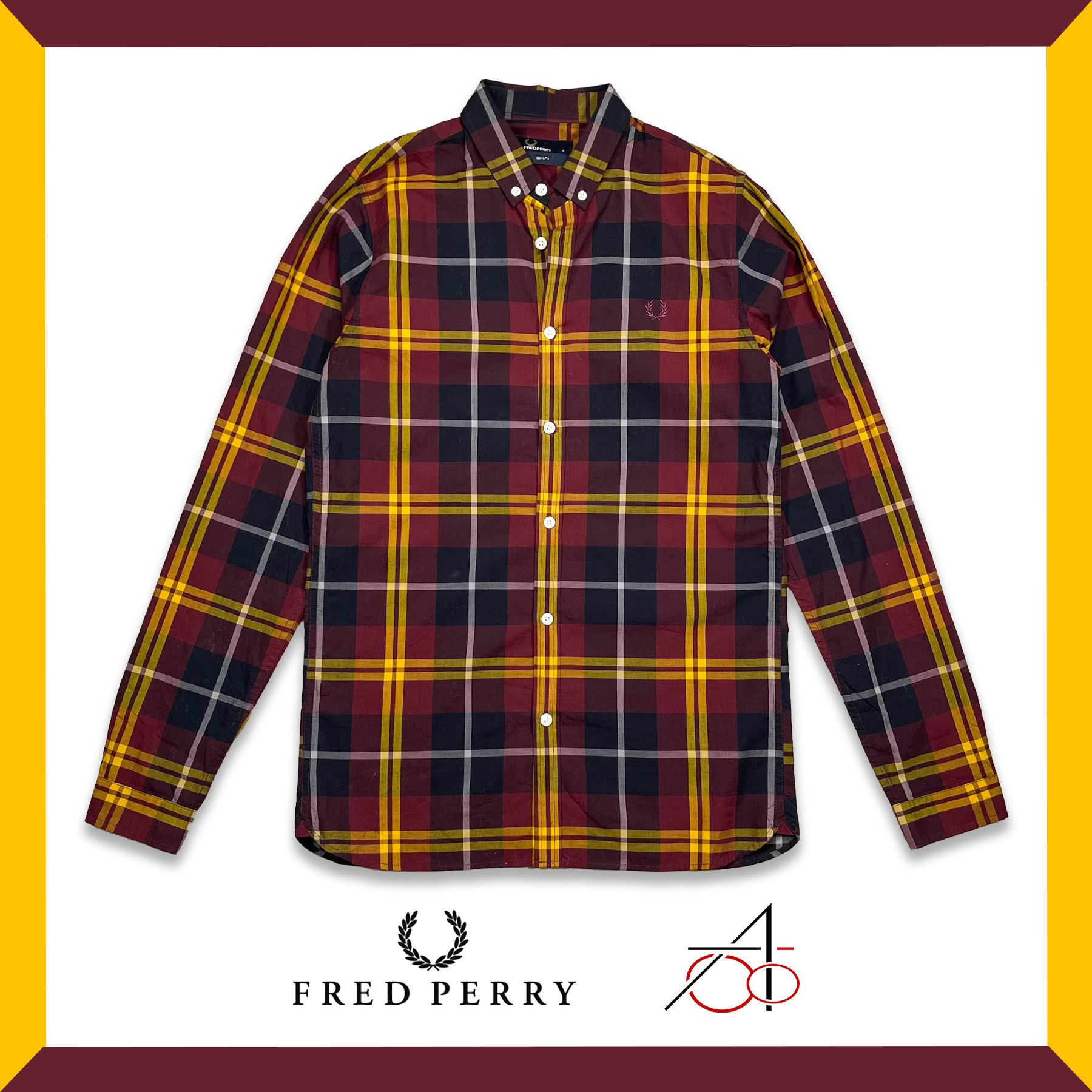 Fred Perry Fred Perry Checkered Shirt • S size Size US S / EU 44-46 / 1 - 1 Thumbnail