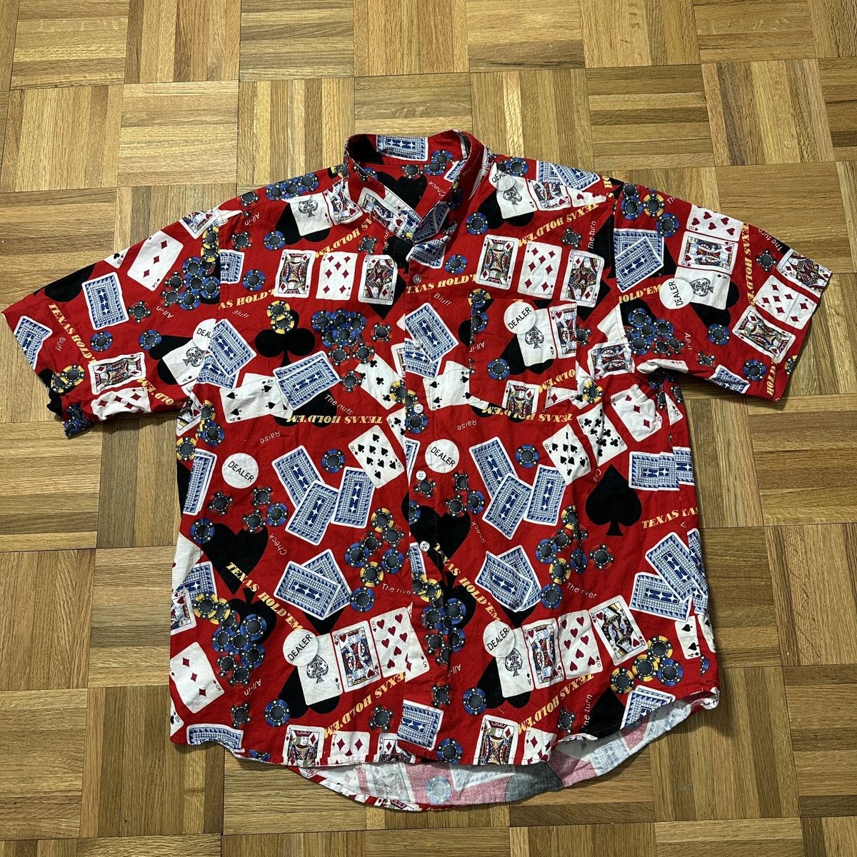 Vintage Vintage Texas Hold Em shirt Size US XL / EU 56 / 4 - 1 Thumbnail