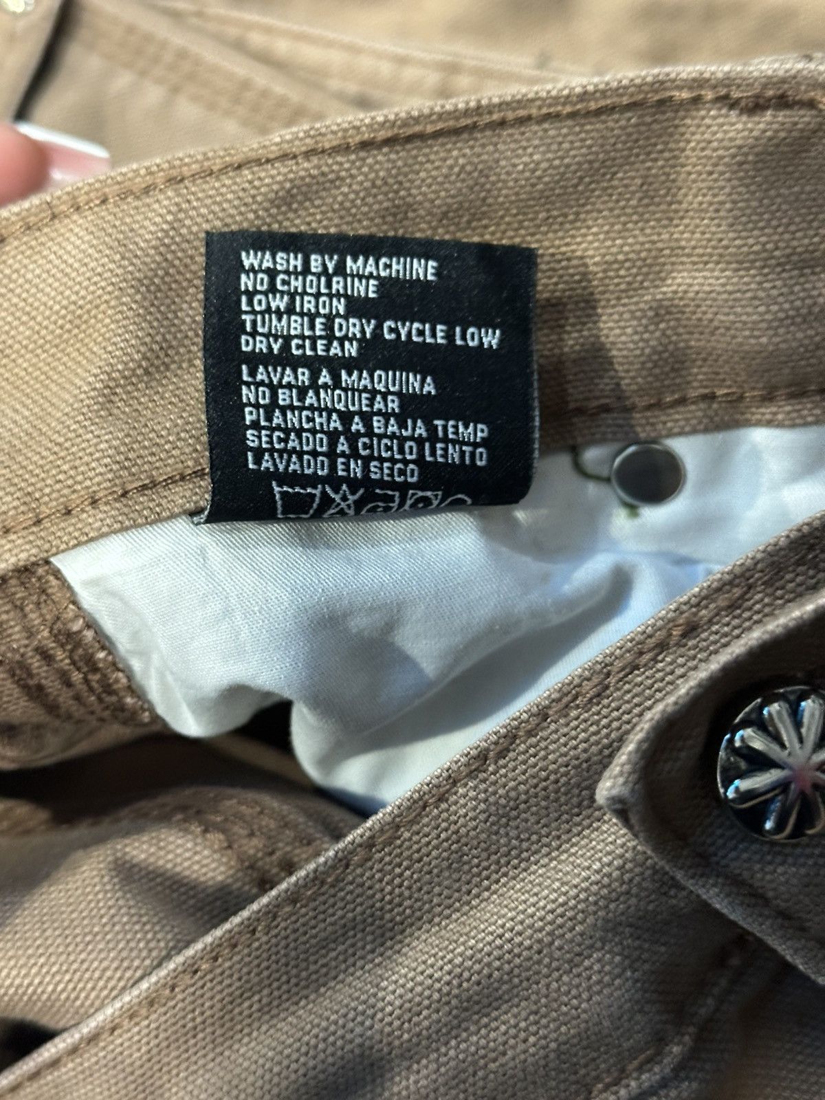 LOSTSHDWS ost SHDWS "Detachable Double Knee" Cork Carpenter Jeans Size US 32 / EU 48 - 4 Thumbnail