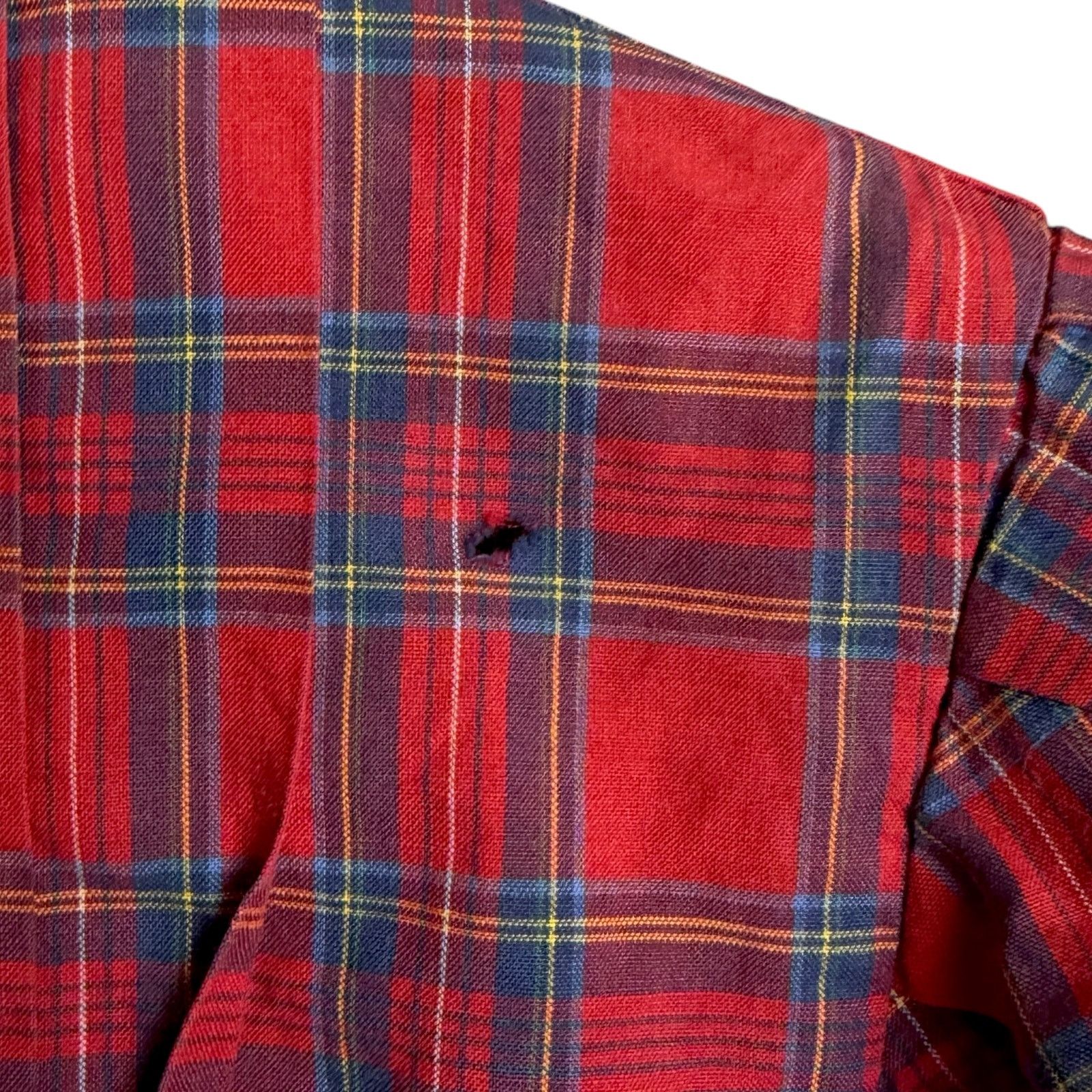 Allen Solly Vintage Allen Solly Dress Sz 12 Red Plaid Pleated Cottage Size XL / US 12-14 / IT 48-50 - 4 Thumbnail