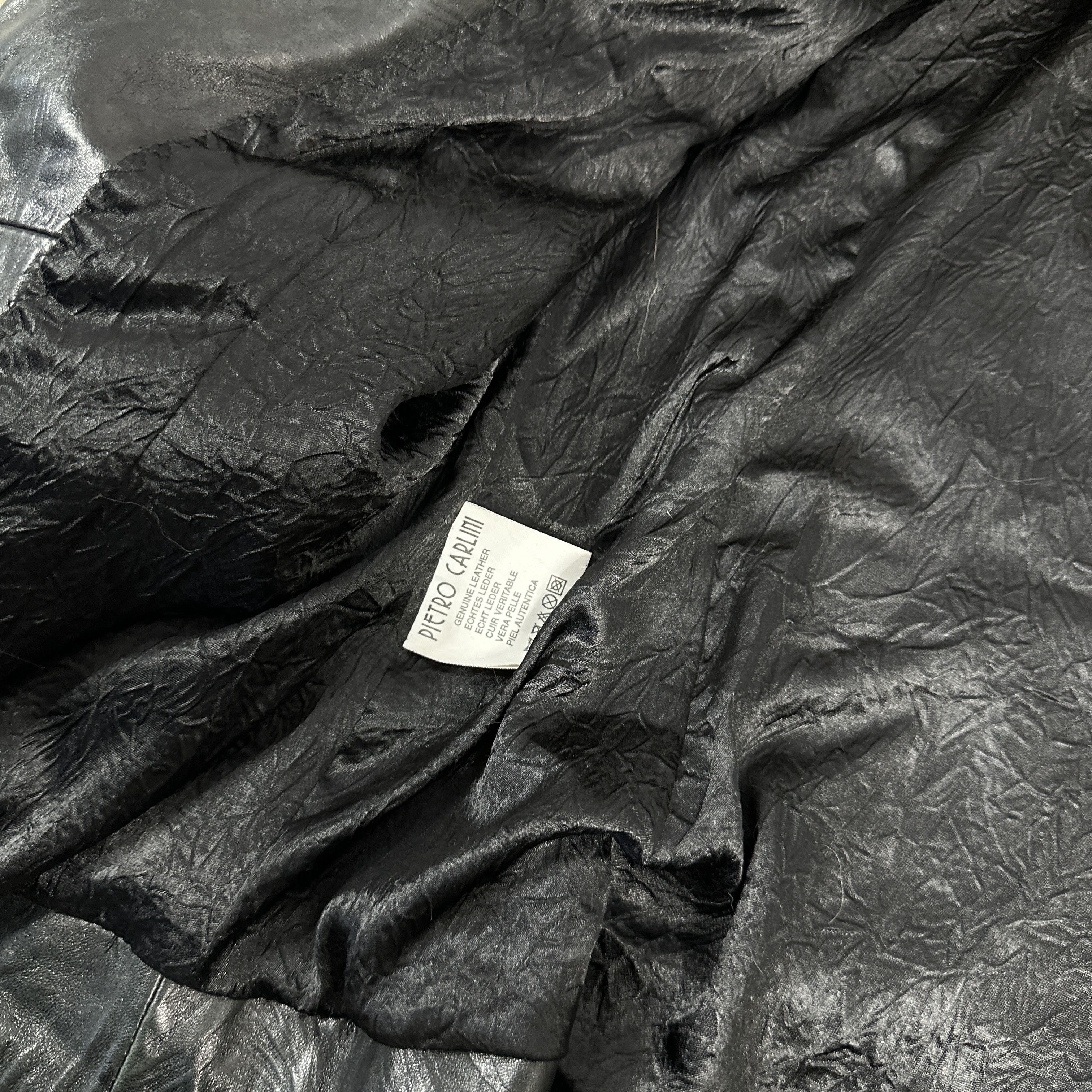 Vintage Vintage Avant Garde Real Leather & Fur Opium 90s Jacket Size M / US 6-8 / IT 42-44 - 8 Thumbnail