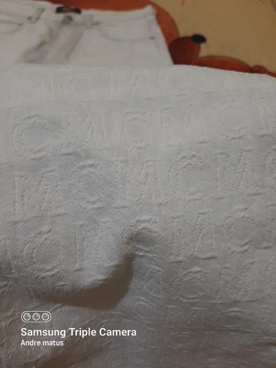 MCM MCM monogram white denim Size US 34 / EU 50 - 3 Thumbnail