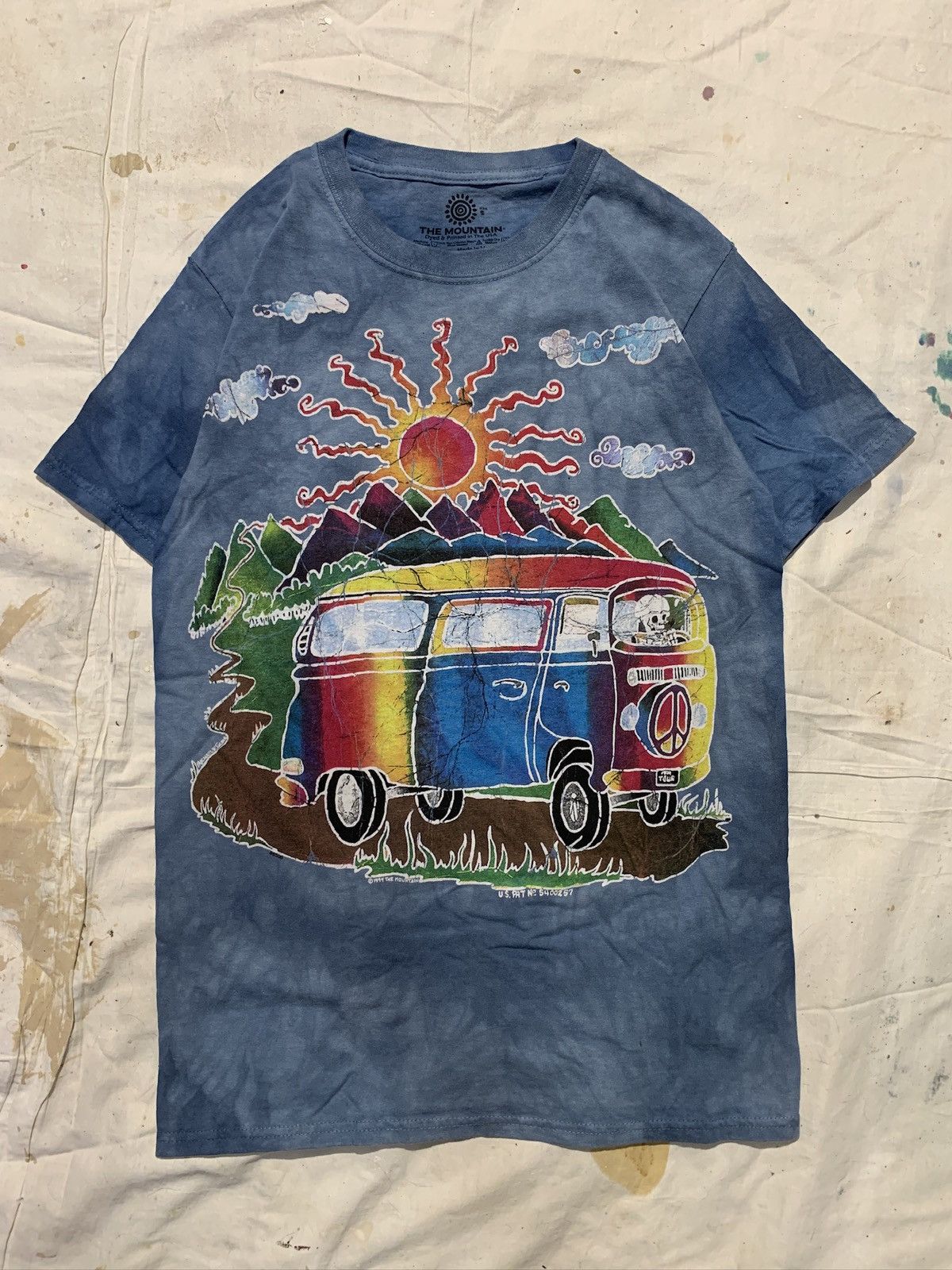 The Mountain The Mountain Hippie Tour Bus Tie-Dye Graphic T-Shirt Size US S / EU 44-46 / 1 - 2 Thumbnail