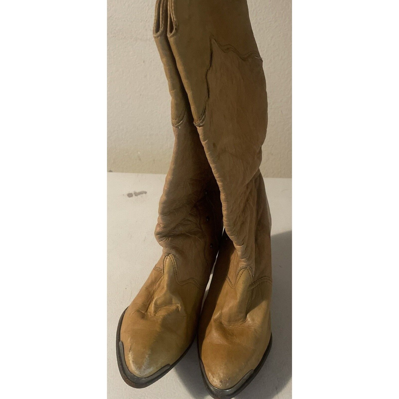 Other Vintage 70's Zodiac Cowgirl Boots Women's Size 6.5 Hippie Wo Size US 6.5 / IT 36.5 - 12 Thumbnail