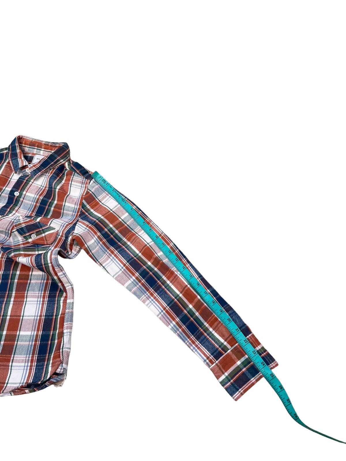 Flannel SEA Made in Japan Double Pocket Gusset Flannel Shirt Size US S / EU 44-46 / 1 - 4 Thumbnail
