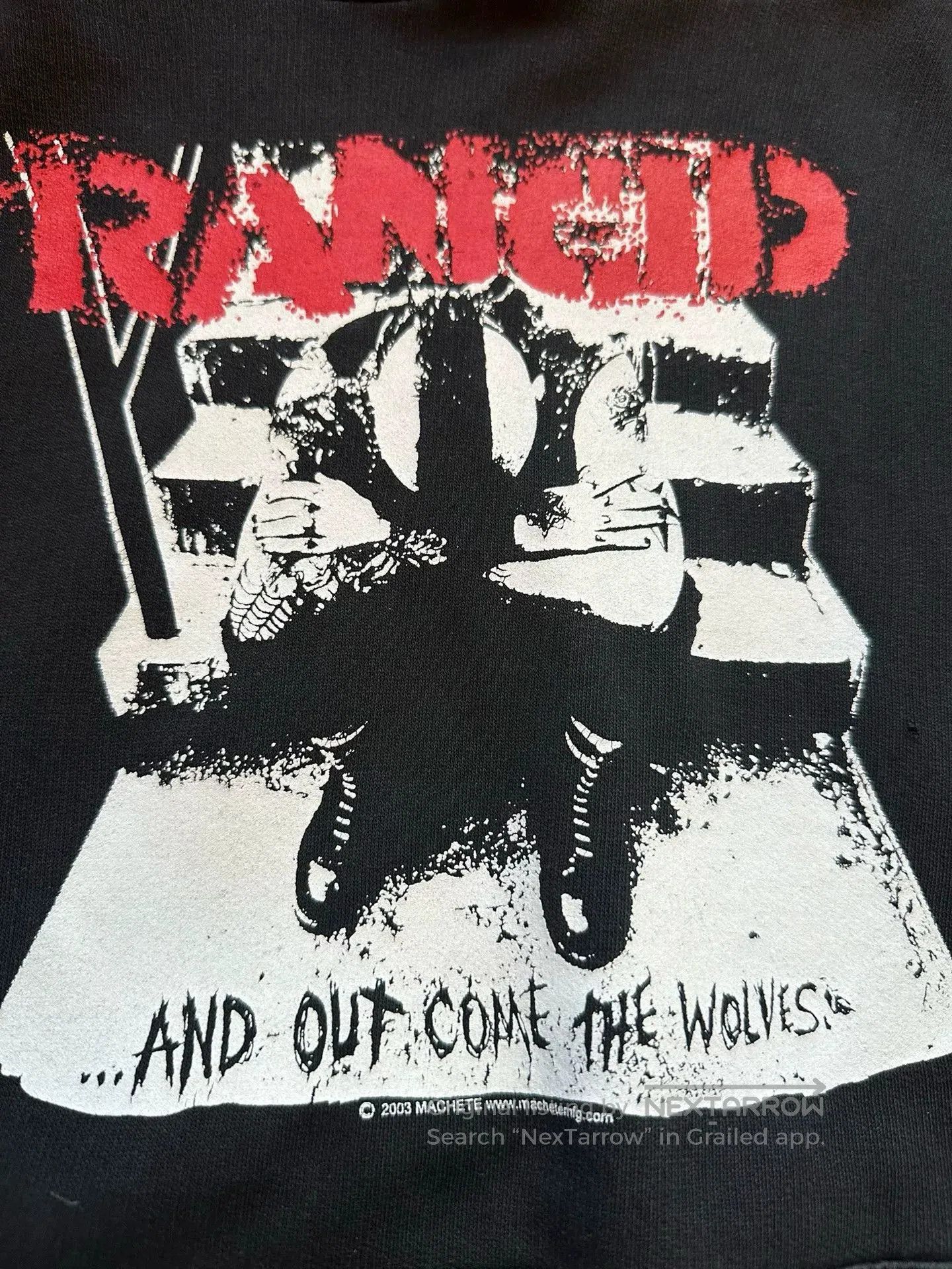 Vintage Vintage Rancid Hoodie 2003. Size US L / EU 52-54 / 3 - 4 Thumbnail