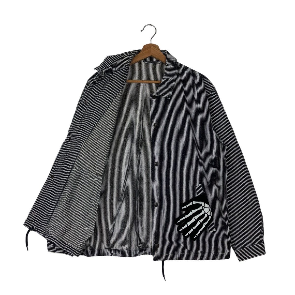 Japanese Brand 🔥90’s VINTAGE HIKORY CHORE JACKET GU JAPAN ISSEY MIYAKE Size US M / EU 48-50 / 2 - 7 Thumbnail