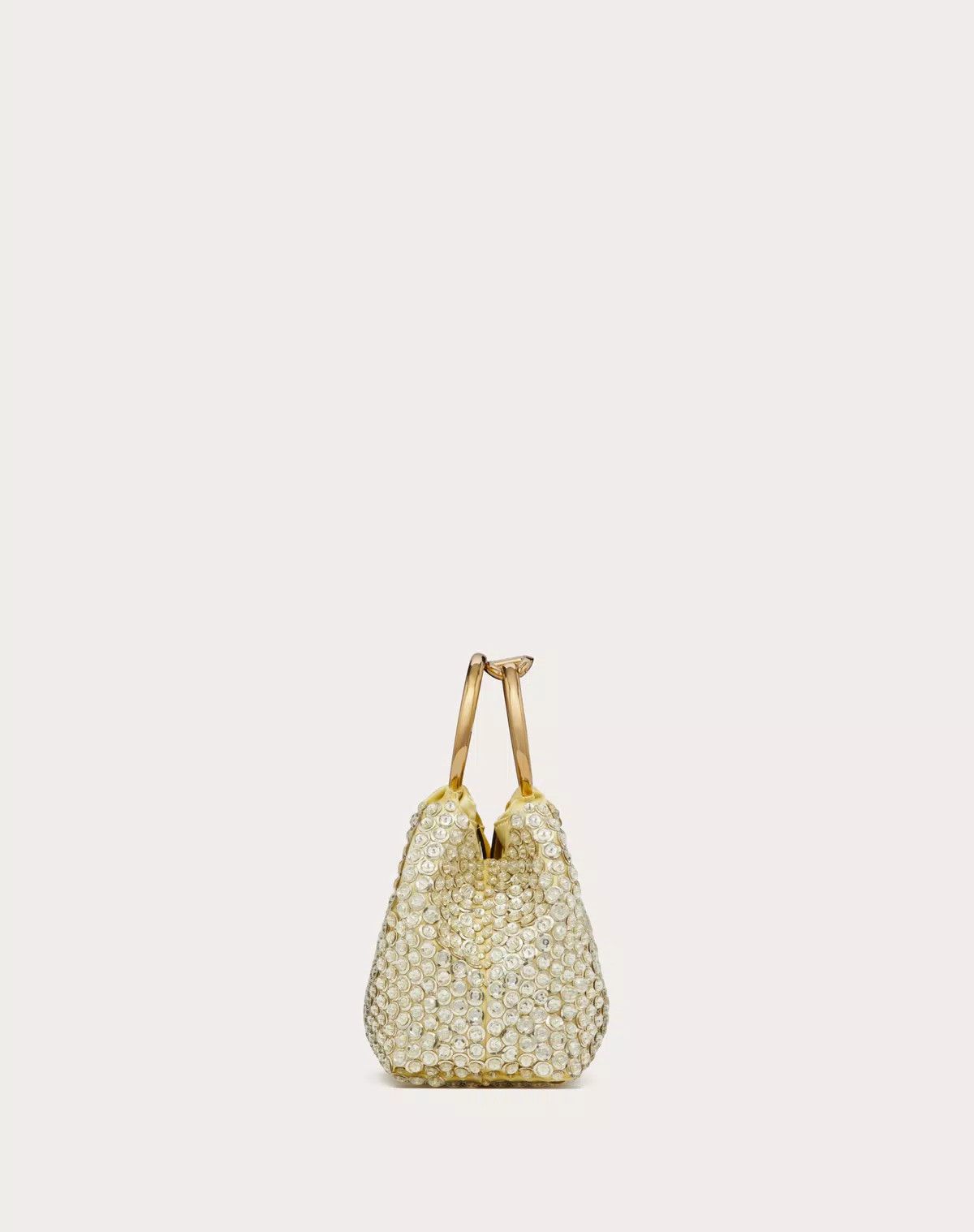 Valentino oc11z0725 Size:OS/Secrets Embroidered Bucket Bag in Silver Size ONE SIZE - 4 Thumbnail