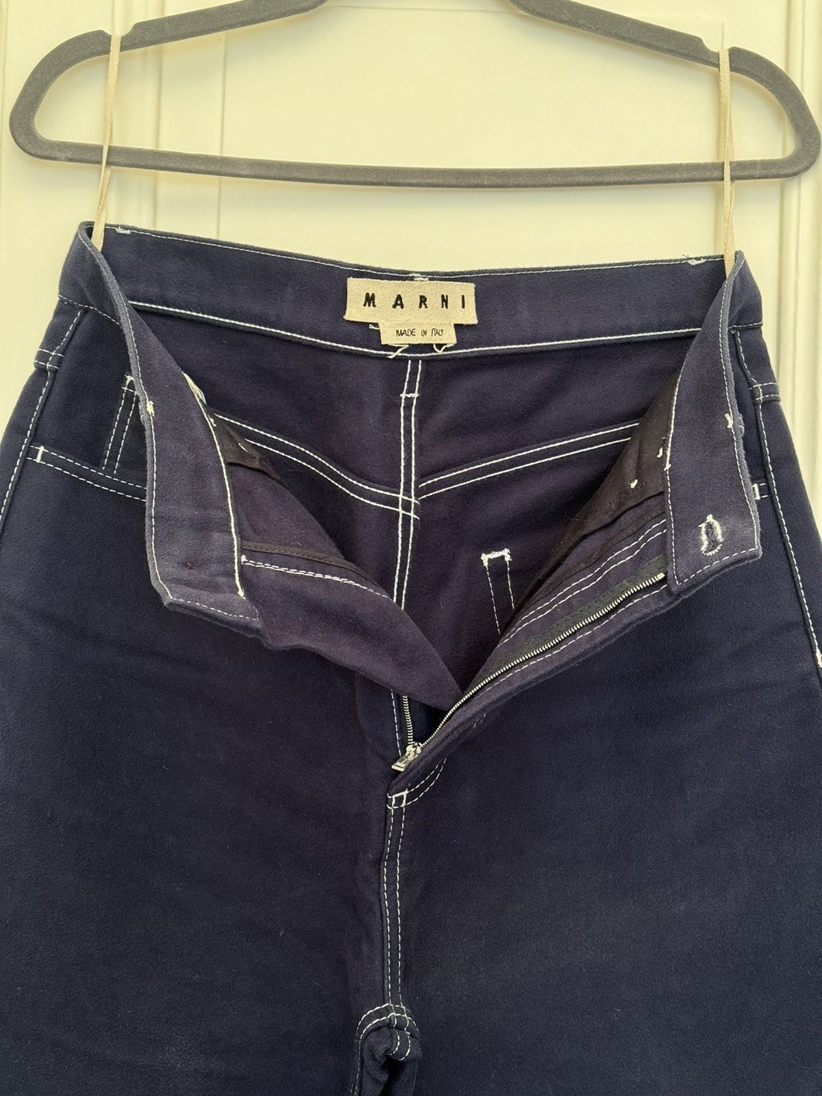 Marni MARNI thick blue jeans FW19 Size US 34 / EU 50 - 6 Thumbnail