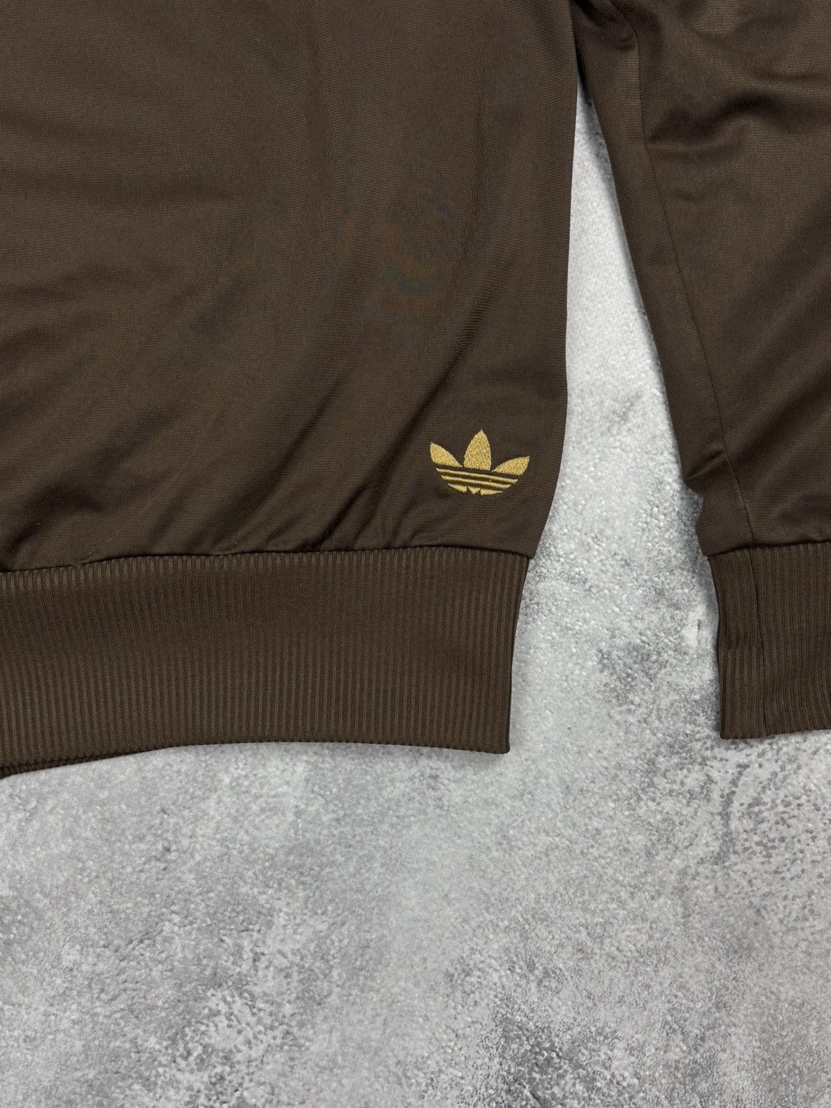 Adidas Vintage Adidas Y2K brown retro sport jacket hoodie Size US M / EU 48-50 / 2 - 6 Thumbnail