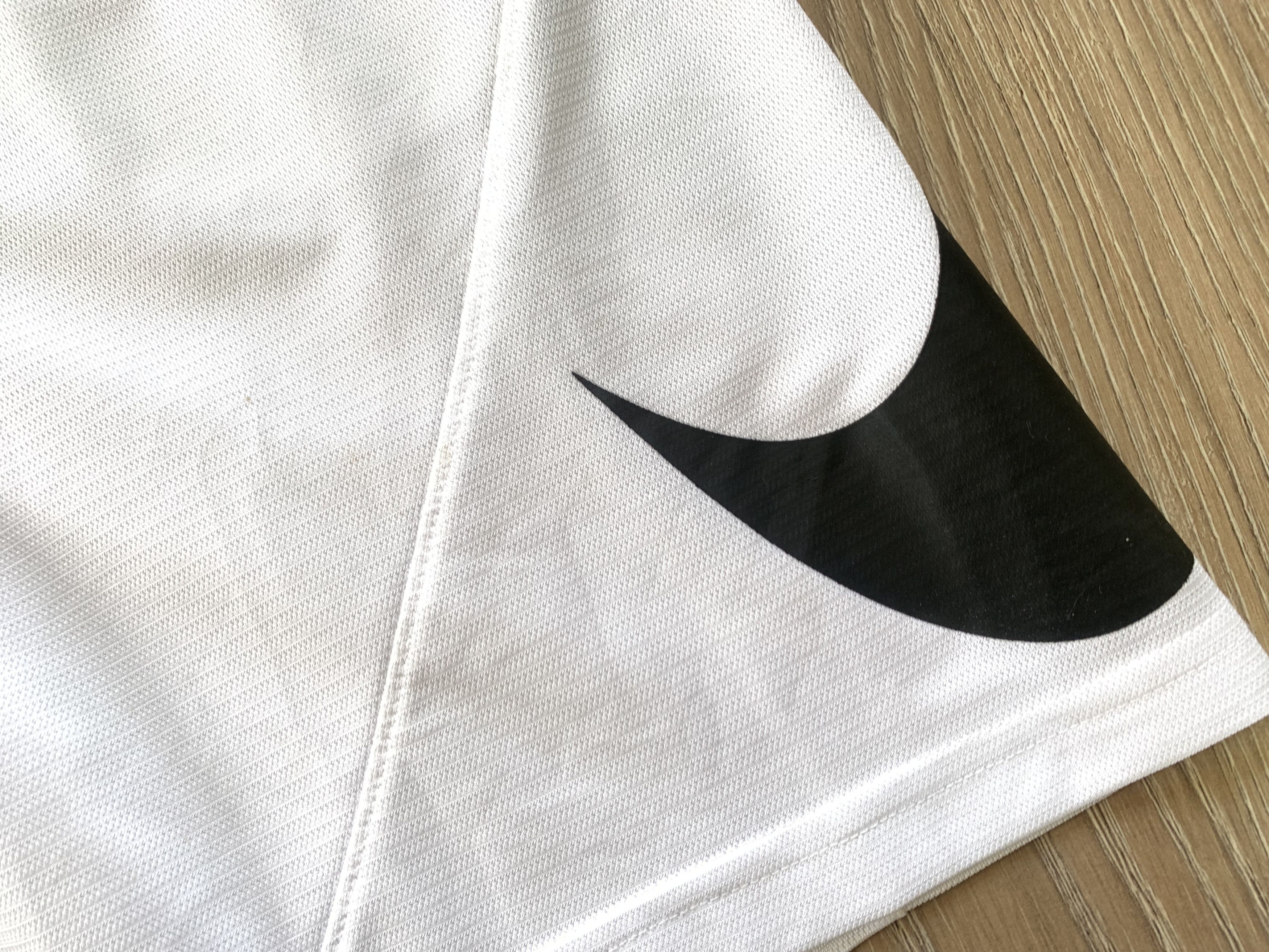 Nike Nike HBR Large Swoosh Logo Basketball Training White Shorts Size US 32 / EU 48 - 6 Thumbnail