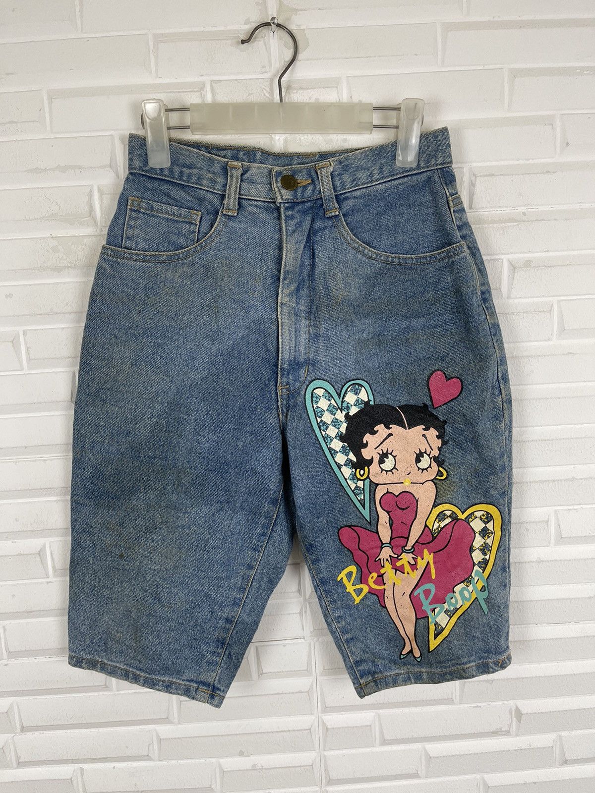 Other Vintage BETTY BOOP Streetfashion Jeans Size 26" / US 2 / IT 38 - 1 Thumbnail