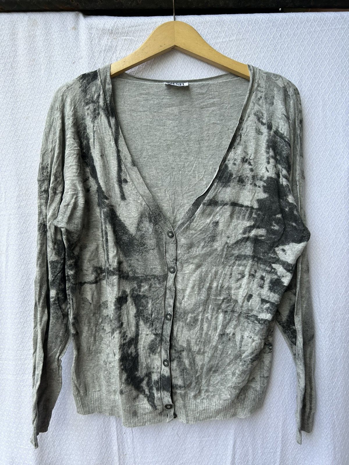 Diesel × Japanese Brand × Vintage Diesel knit cardigan archived style Size US M / EU 48-50 / 2 - 1 Thumbnail