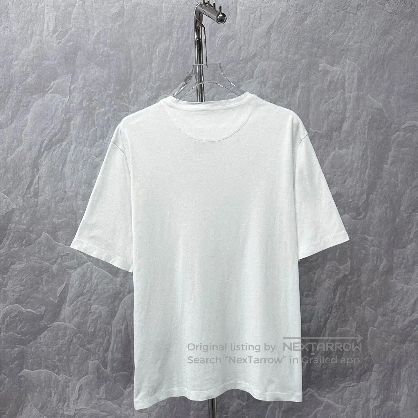 Prada prada logo short sleeve shirt in white. Size US XL / EU 56 / 4 - 4 Thumbnail