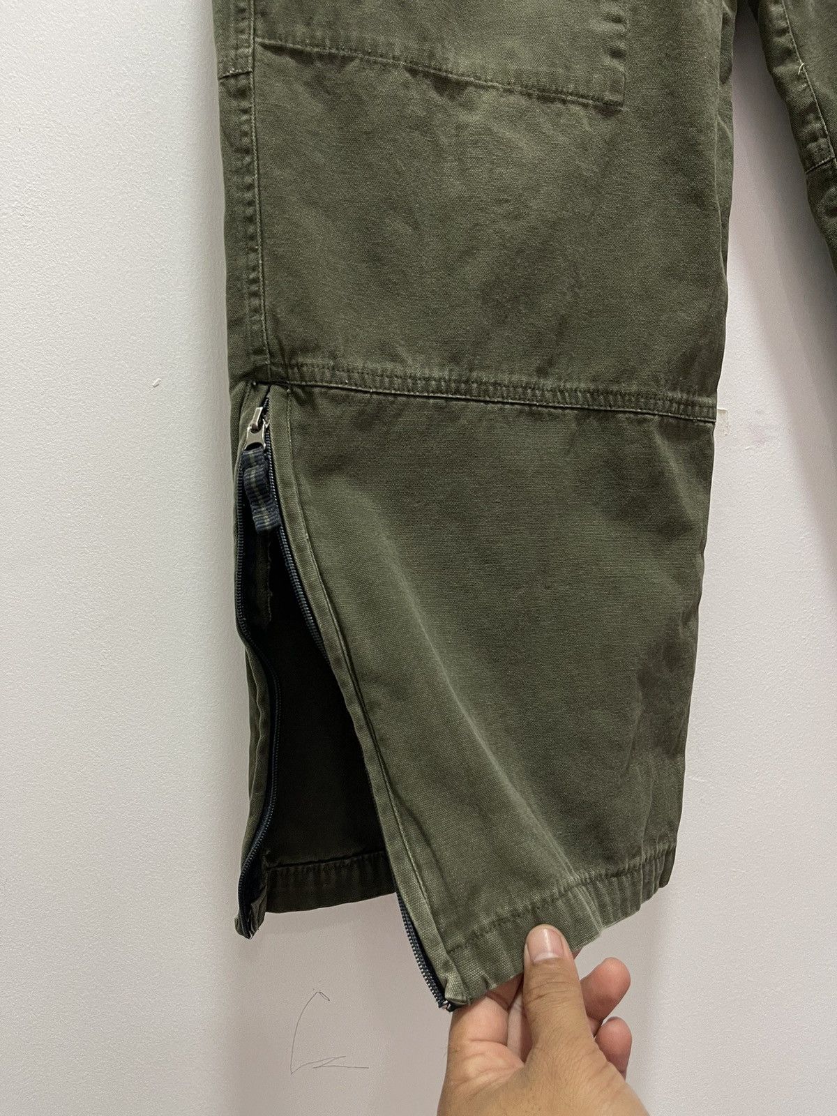 Japanese Brand JAPANESE DESIGN MULTIPOCKET BAGGY STYLE CARPENTER ZIPPER LEG Size US 31 - 9 Thumbnail