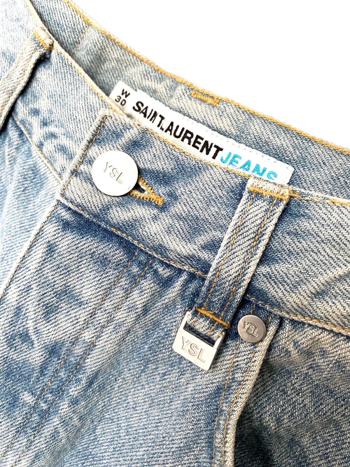 Designer × Vintage × Yves Saint Laurent Vintage Brand Yves Saint Lauren Denim 1990s Size US 30 / EU 46 - 5 Thumbnail