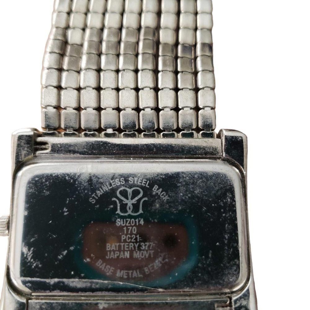 Designer Suzanne Somers Vintage Rhinestone & Silver Watch Size ONE SIZE - 8 Thumbnail