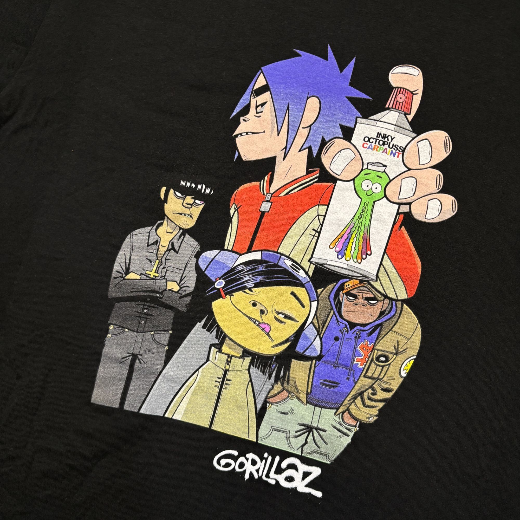 Band Tees Gorillaz Inky Octopuss Car Paint Poster Trip Hop Band Tee L Size US L / EU 52-54 / 3 - 4 Thumbnail
