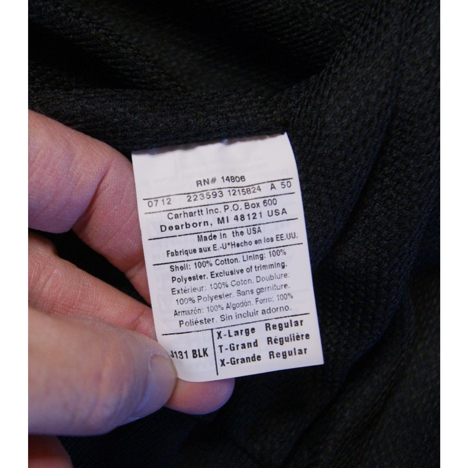 Carhartt VTG CARHARTT USA Union Men’s XL Duck Thermal Coat Embroider Size US XL / EU 56 / 4 - 6 Thumbnail