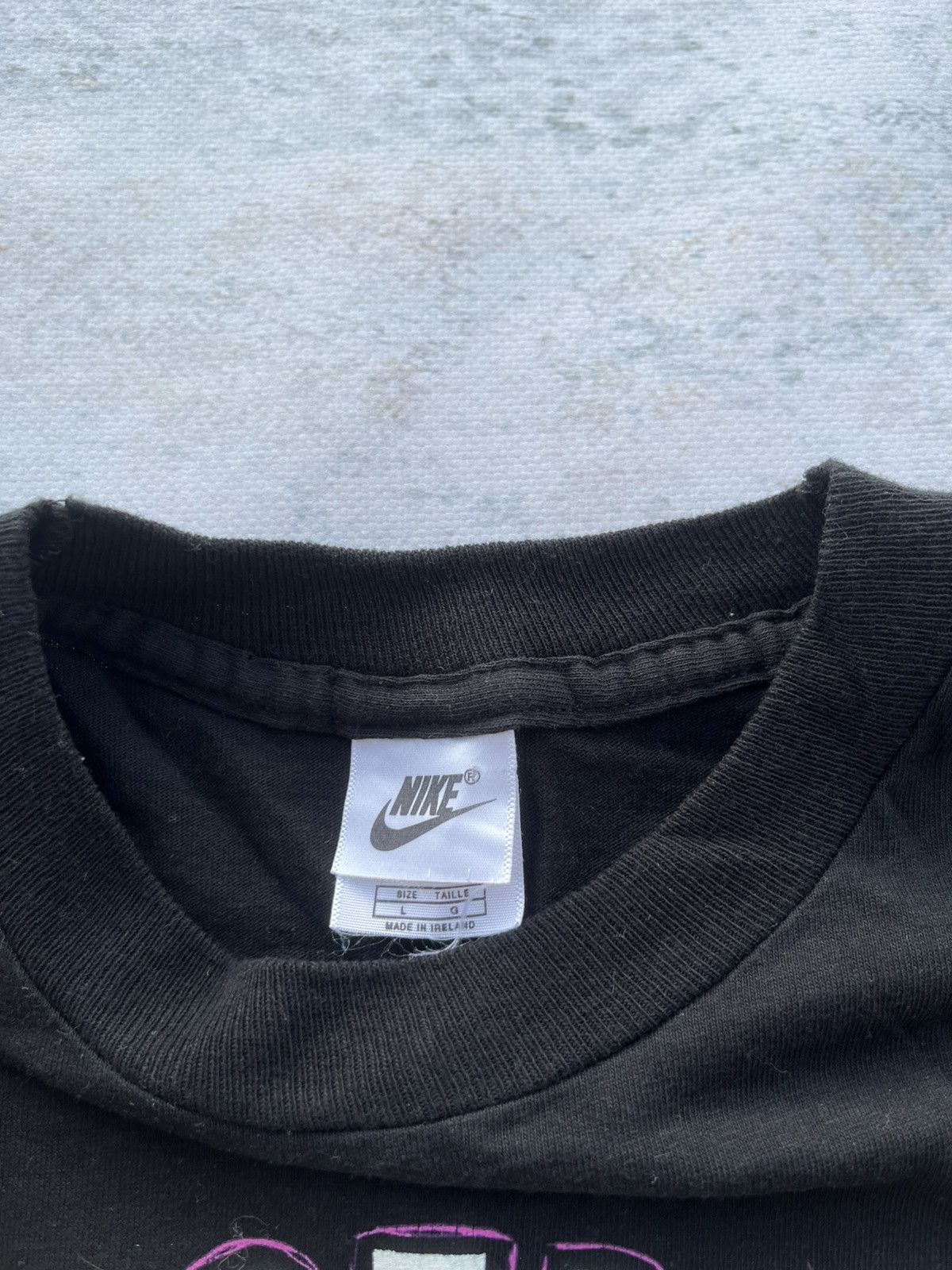 Nike Vintage Retro 90’s Nike Single Stitch “Football Fanatic” Size US XL / EU 56 / 4 - 4 Thumbnail