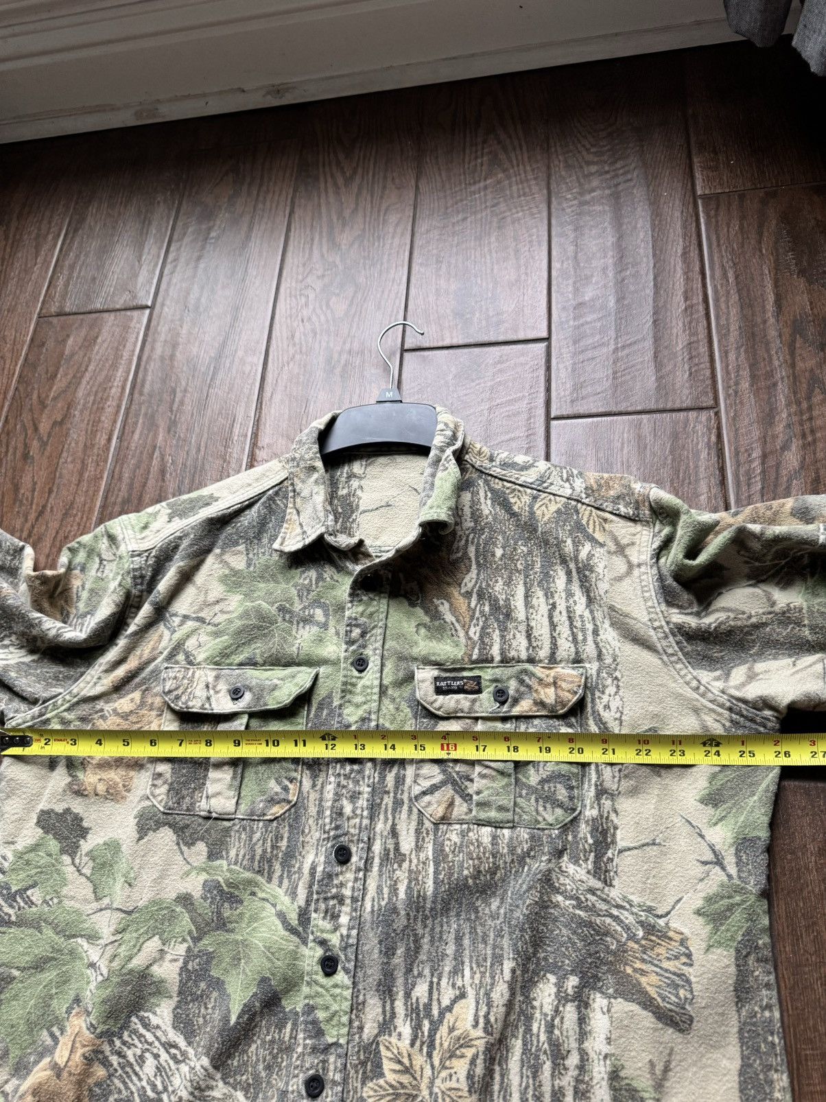 Vintage Vintage Rattlers Brand Chamois Shirt Mens XL? Camouflage Size US XL / EU 56 / 4 - 5 Thumbnail
