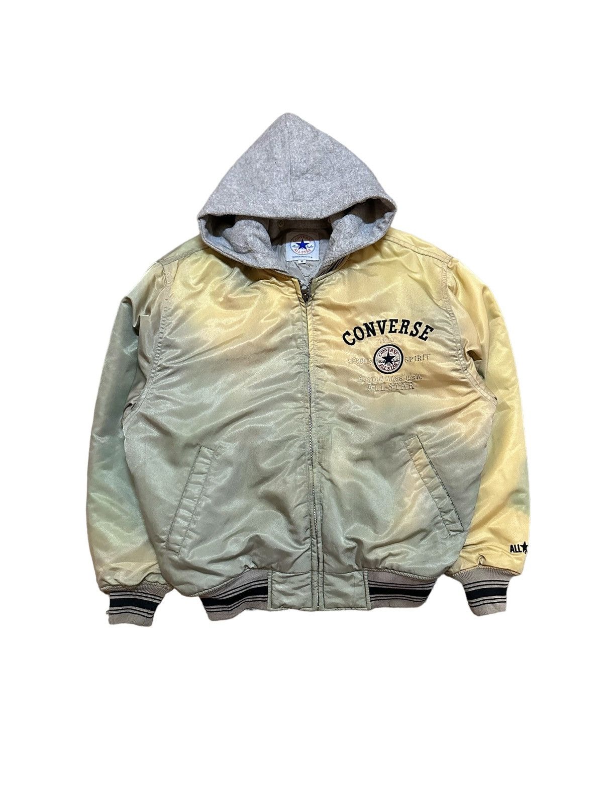 Converse × Vintage vintage converse ma1 style bomber jacket Size US M / EU 48-50 / 2 - 2 Thumbnail