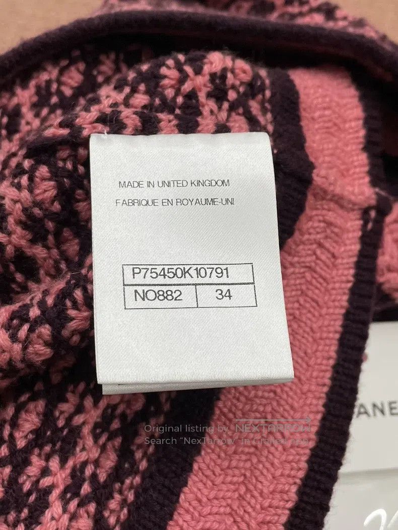 Chanel Chanel 23A pink short silver pink double c-button knitted Size XXS / US 00 / IT 34 - 7 Thumbnail