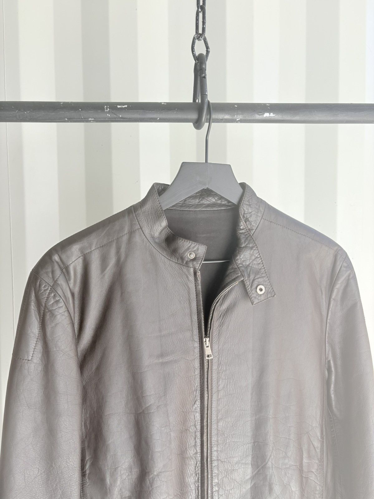 Gucci Leather Moto Jacket Gucci Tom Ford Era Chocolate Brown Size US S / EU 44-46 / 1 - 2 Thumbnail