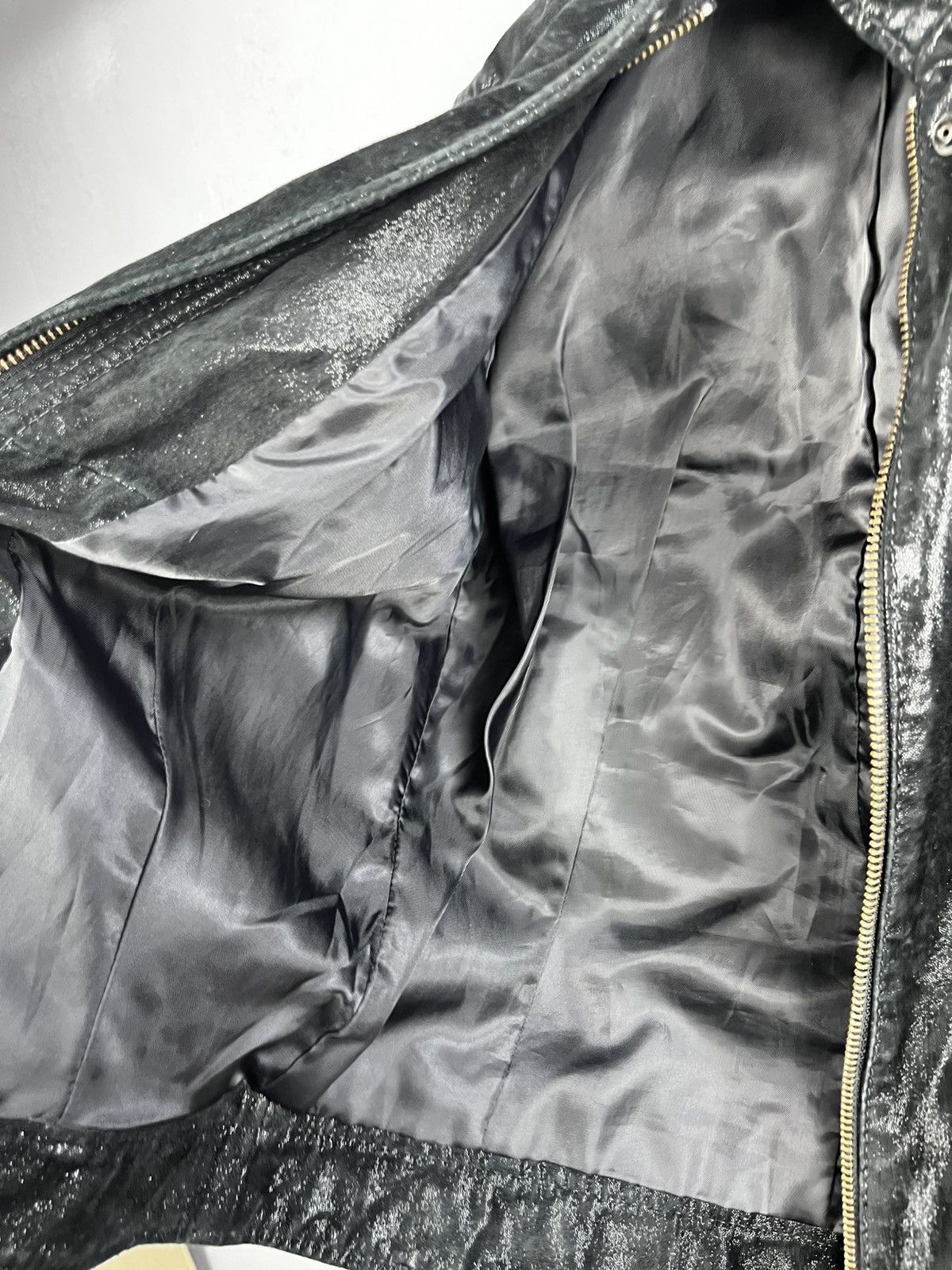 Armani Armani leather jacket biker size s Size S / US 4 / IT 40 - 14 Thumbnail
