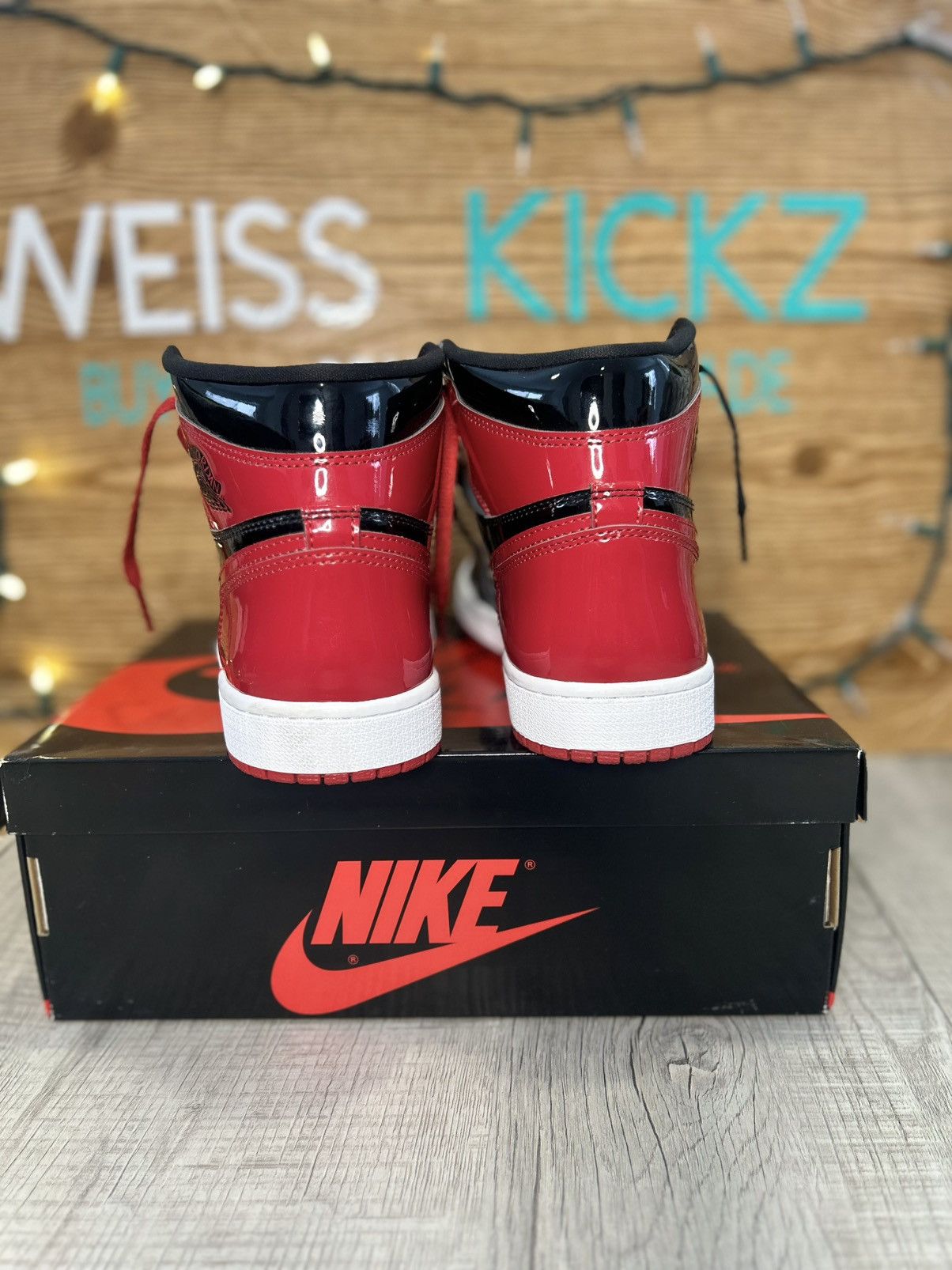 Jordan Brand Jordan 1 patent bred Size US 8.5 / EU 41-42 - 5 Thumbnail