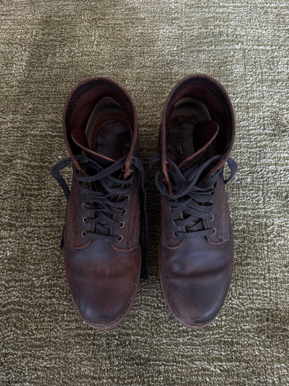Frye Frye Prison Boots - Brown US10 Size US 10 / EU 43 - 11 Thumbnail