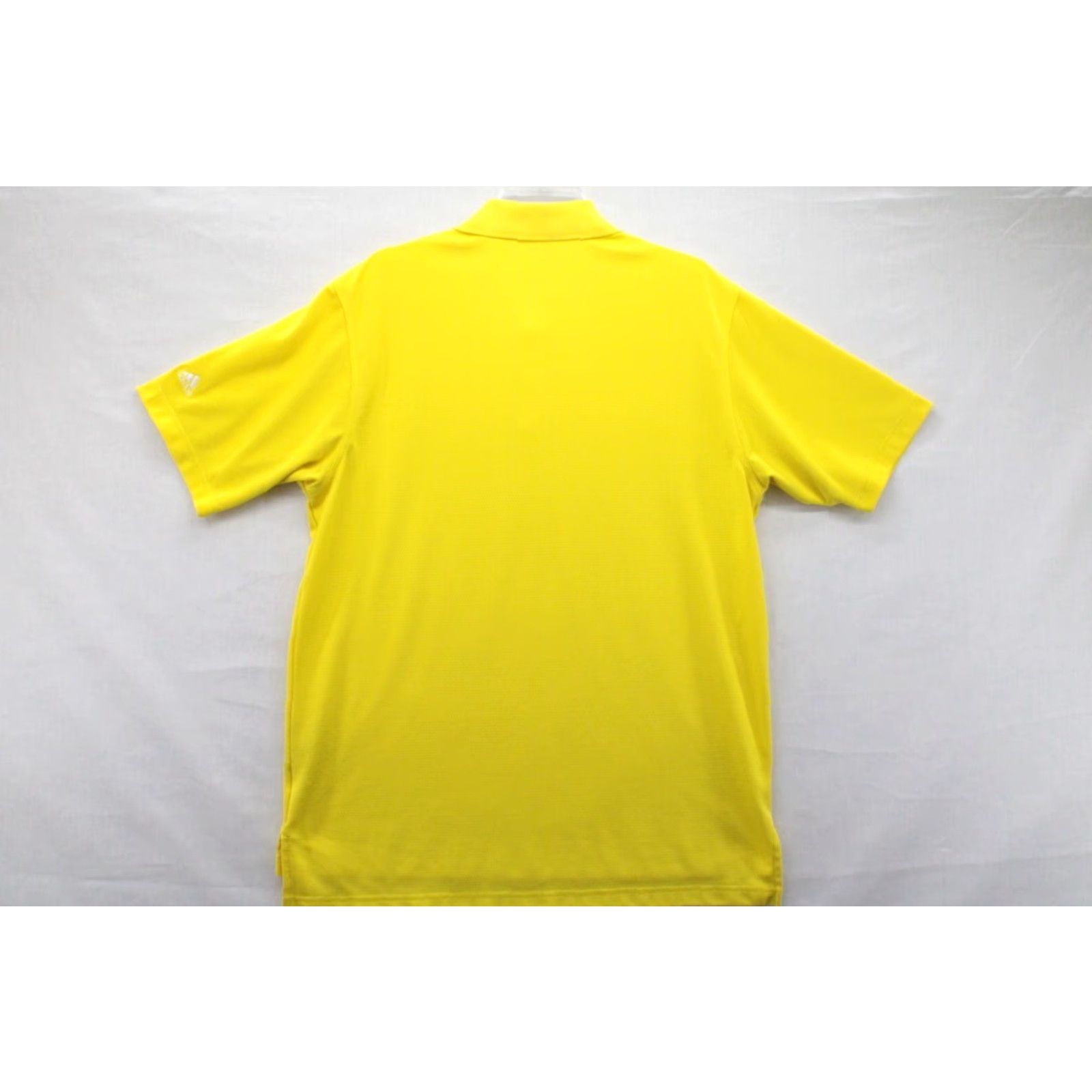 Adidas VINTAGE Adidas Shirt Men's Large Yellow Golf Climalite Solid Bright Yellow Polyester Size US L / EU 52-54 / 3 - 6 Thumbnail