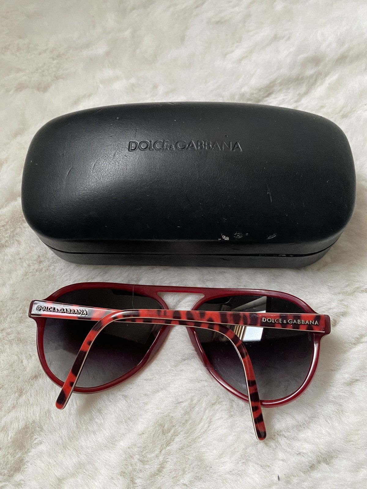 Dolce & Gabbana Dolce&Gabbana vintage red black glasses Size ONE SIZE - 3 Thumbnail