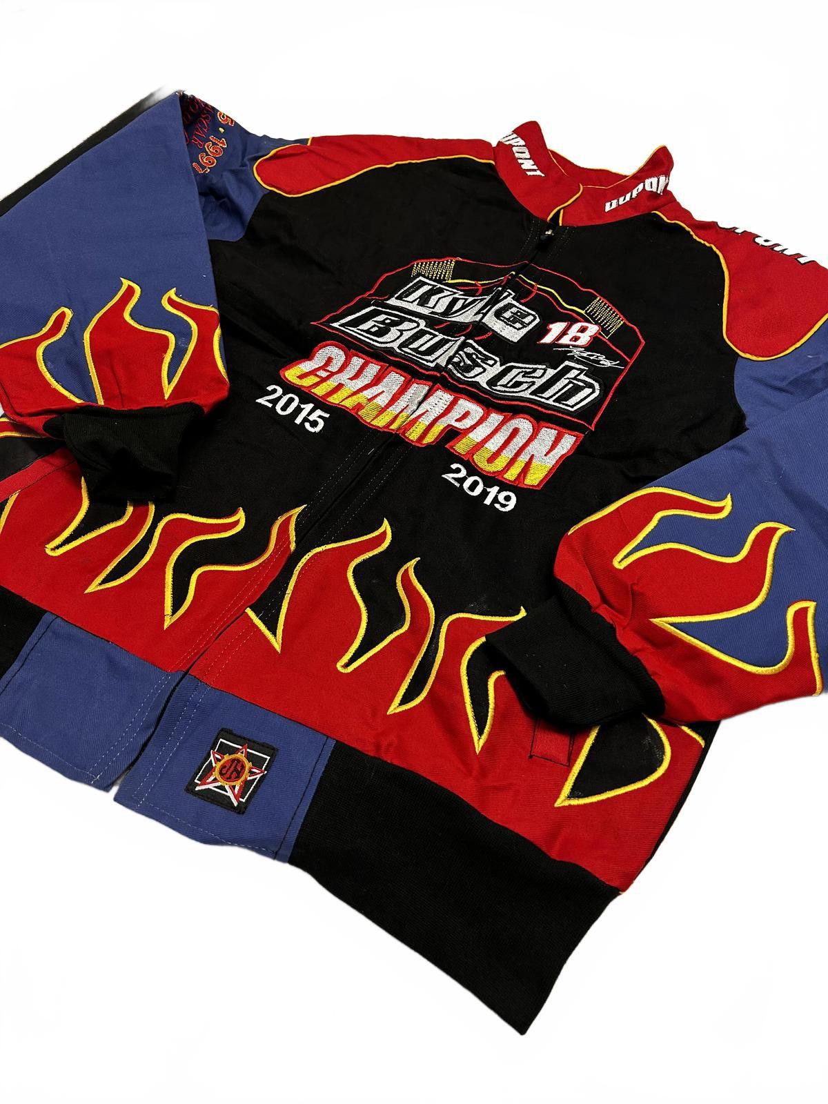 Unknown London Vintage Kyle Busch Champion Racing Jacket Size US L / EU 52-54 / 3 - 3 Thumbnail