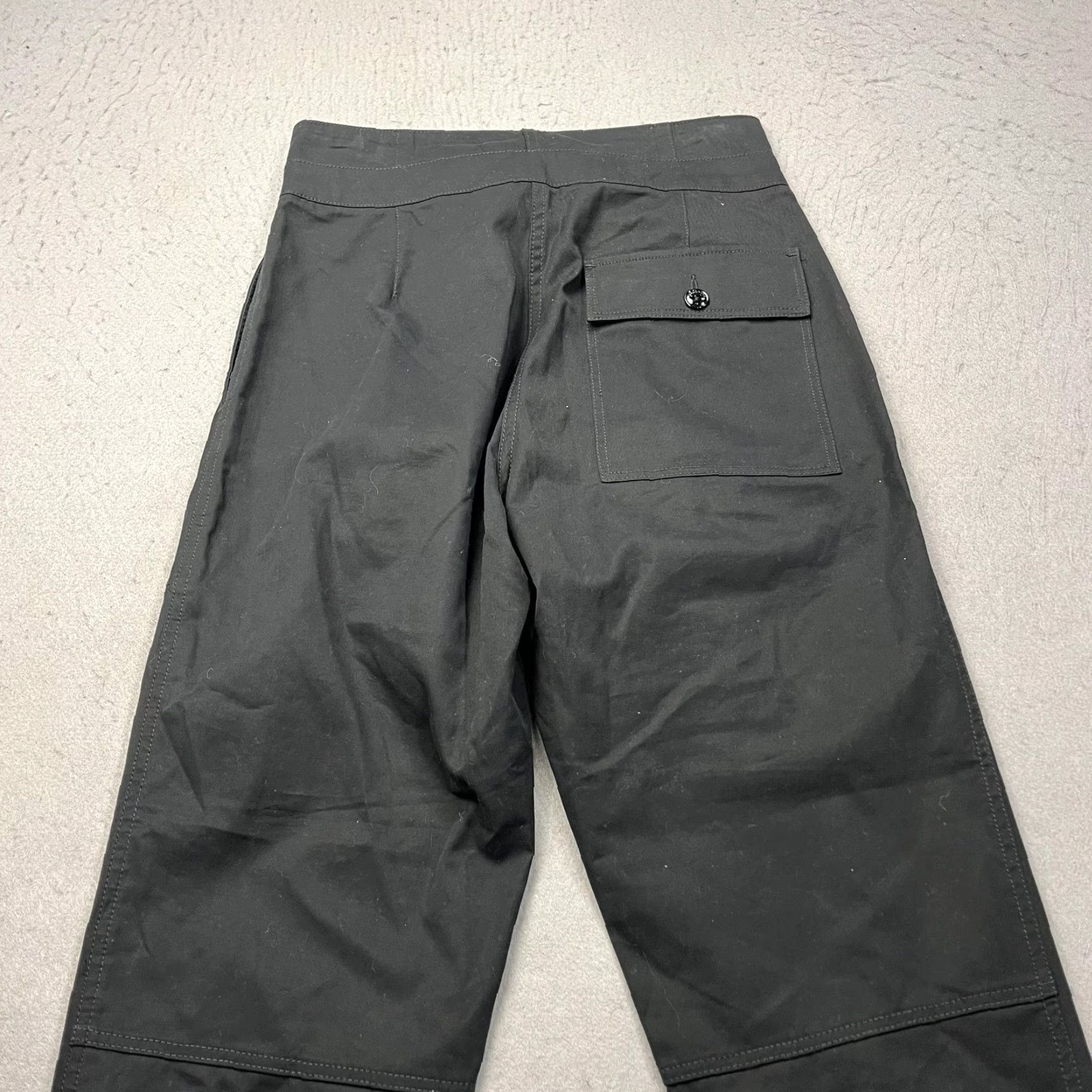 Rag & Bone VINTAGE Rag & Bone Pants Womens 25 Black Belted Zip Cuff Straight Leg Casual Chino Ballistic? Size 42" / US 20 - 7 Thumbnail