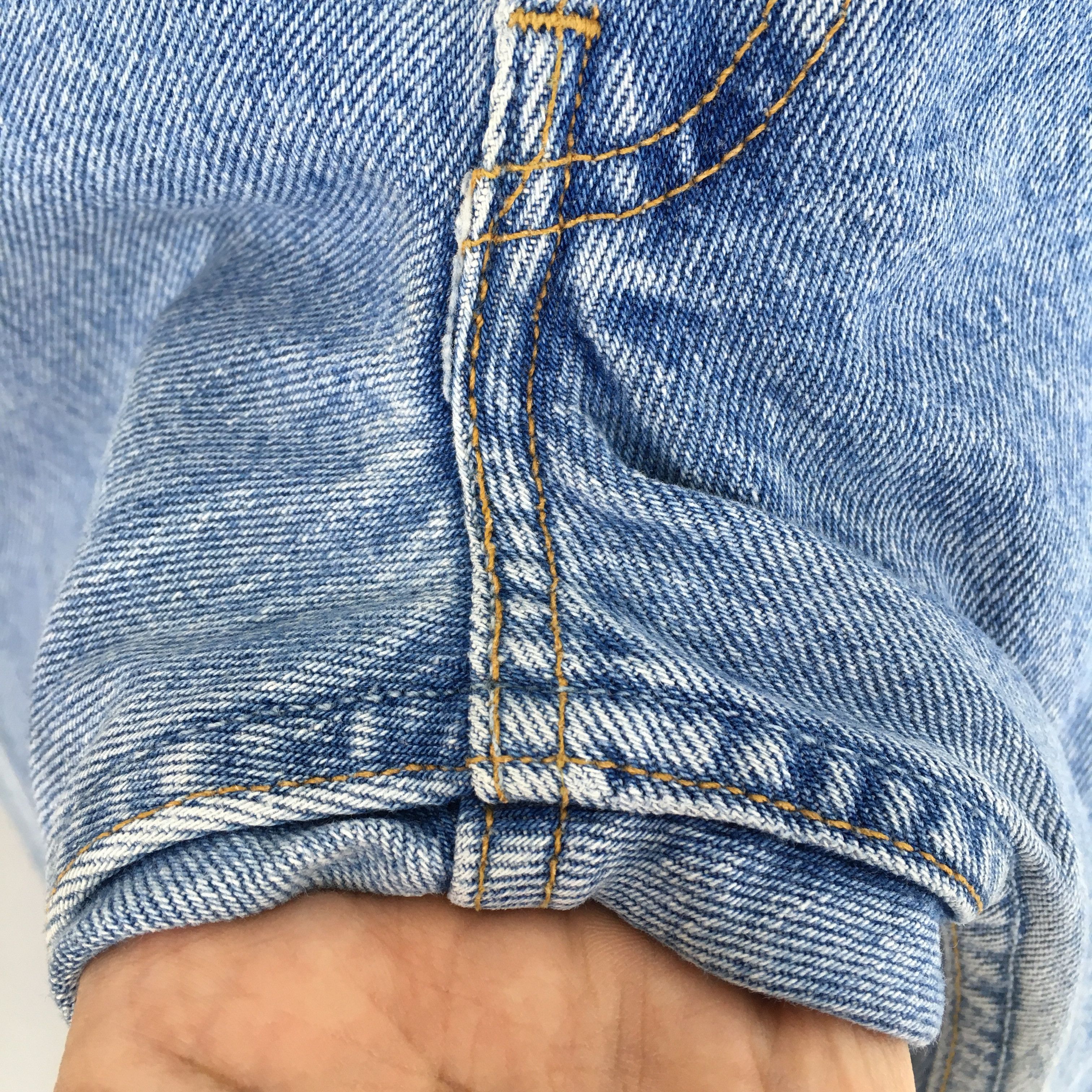Levi's Size 28x28 Vintage 90s Levi's 501 Faded Blue Jeans S1827 Size US 28 / EU 44 - 8 Thumbnail