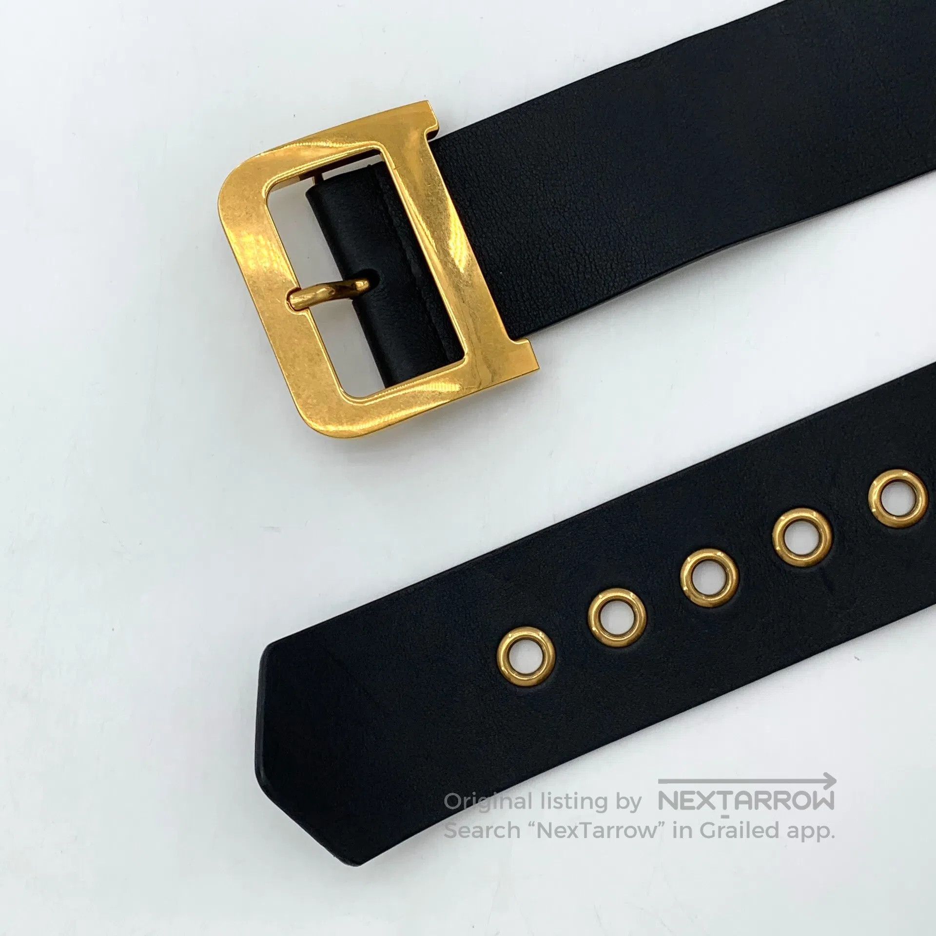 Dior Dior Black D Buckle Belt| Size ONE SIZE - 5 Thumbnail