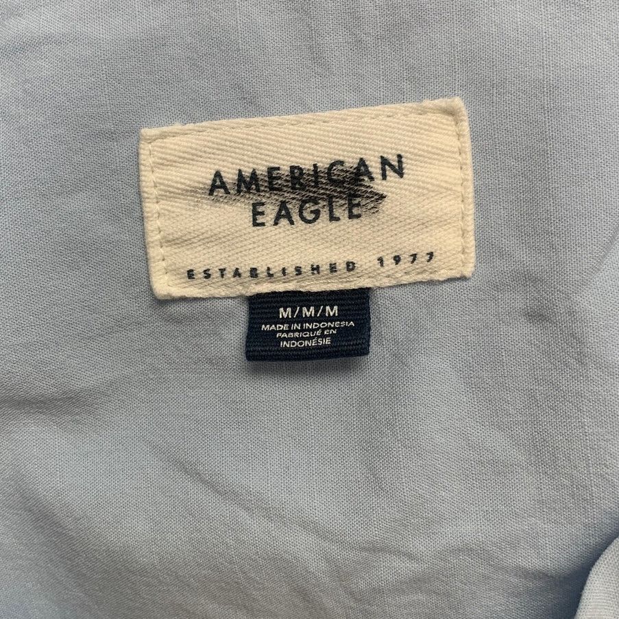 American Eagle Outfitters New American Eagle Womens Medium Collared Button Up Shirt Size M / US 6-8 / IT 42-44 - 5 Thumbnail