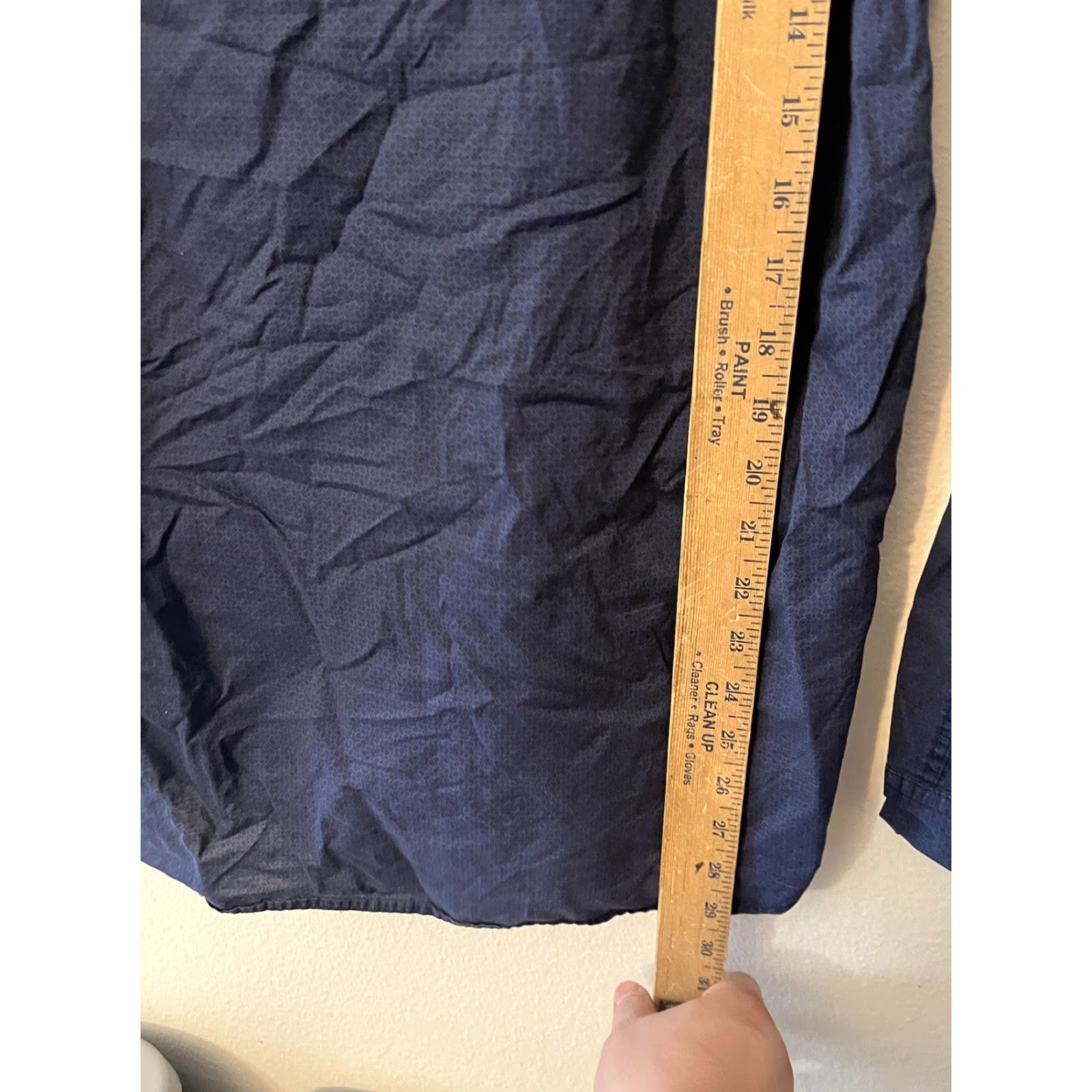 Vintage Calvin Klein Jeans Button-Down Shirt Men's Medium Blue Solid Cotton Long Sleeve Size US M / EU 48-50 / 2 - 4 Thumbnail