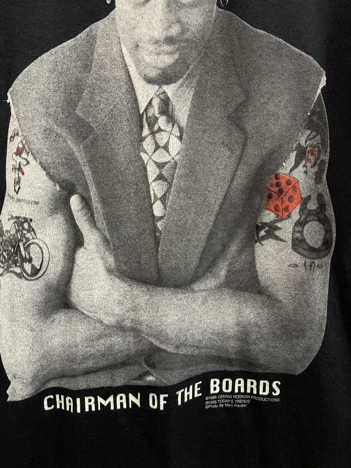Vintage Vintage 90s Dennis Rodman " Chairman Of The Boards "🔥🔥🔥 Size US XL / EU 56 / 4 - 6 Thumbnail