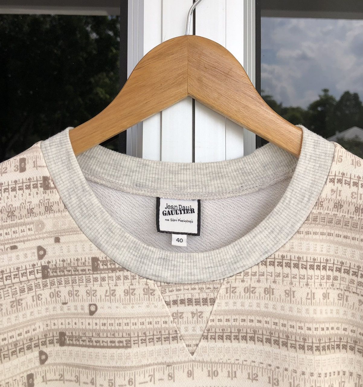 Jean Paul Gaultier SS01 JEAN PAUL GAULTIER Striped Cotton Sweatshirt Size L / US 10 / IT 46 - 11 Thumbnail