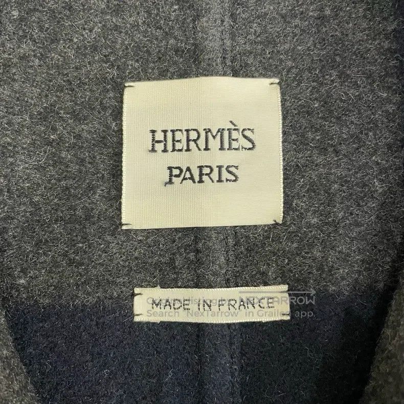 Hermes Hermes Logo Patched Leather Sleeve Coat Size XS / US 0-2 / IT 36-38 - 4 Thumbnail