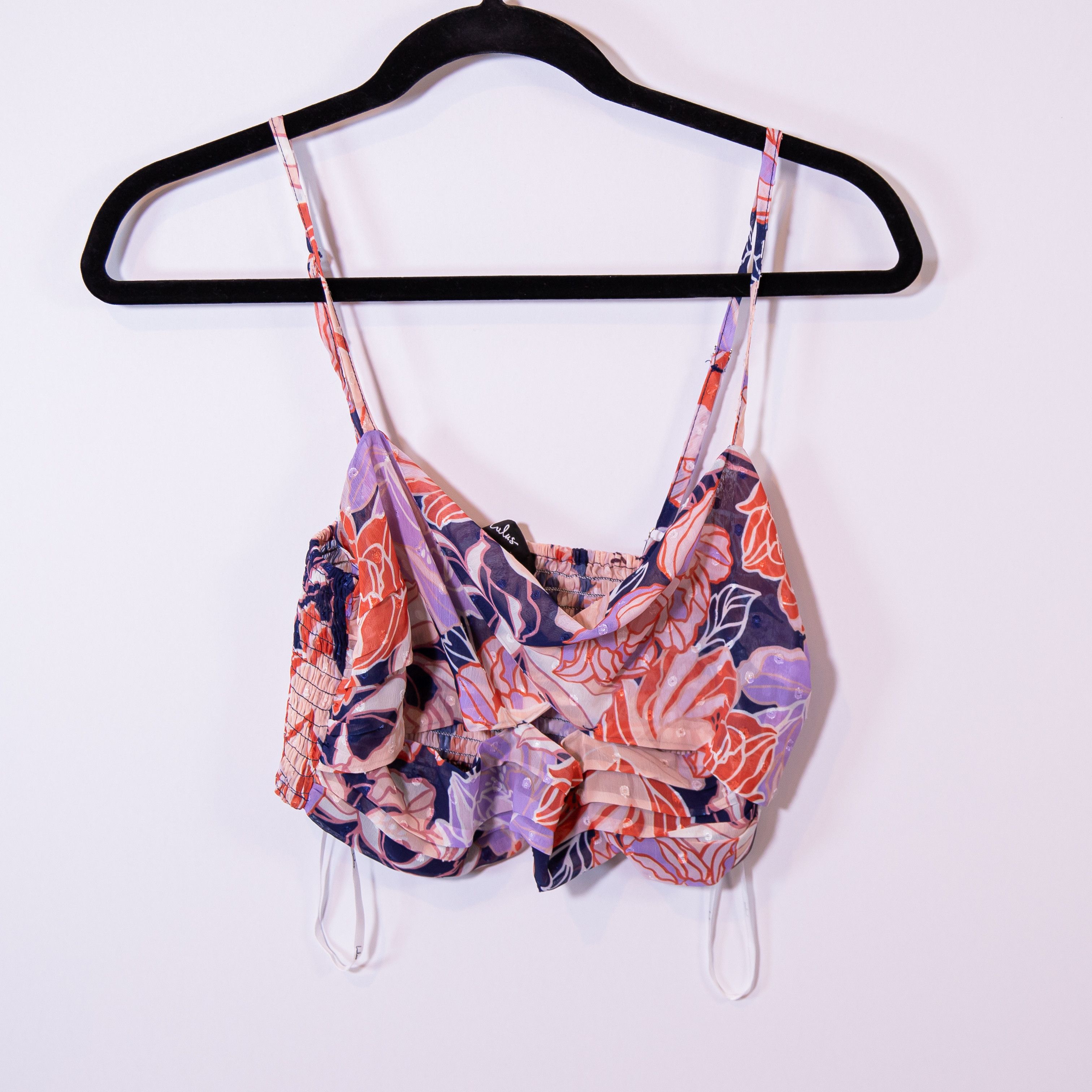 Lulus Lululs Multi Floral Flower Print Pattern Twisted Size S / US 4 / IT 40 - 1 Thumbnail