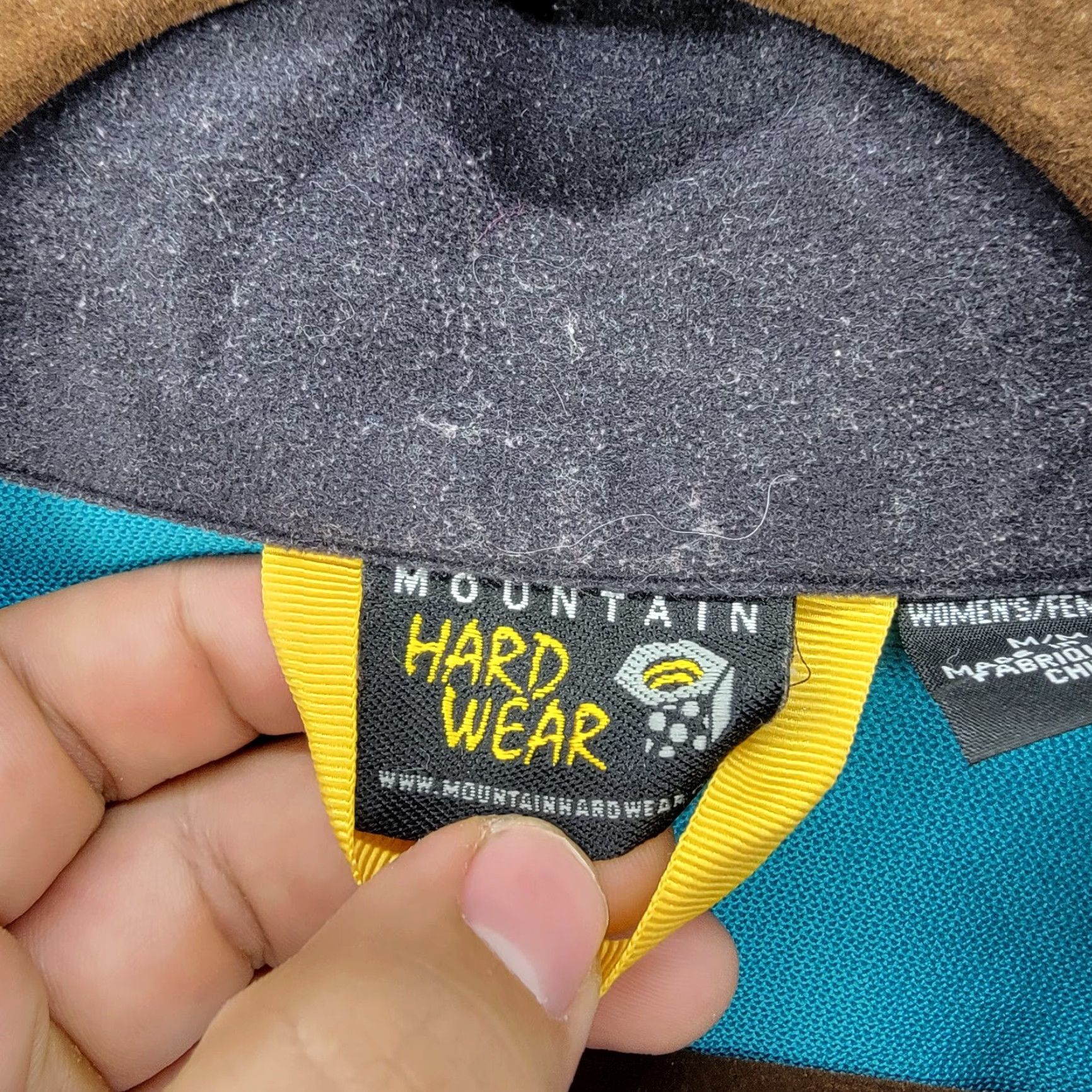 Mountain Hardwear MOUNTAIN HARD WEAR jacket WOMENS medium SOFT SHELL FULL ZIP TEAL/BLUE coat Size M / US 6-8 / IT 42-44 - 3 Thumbnail