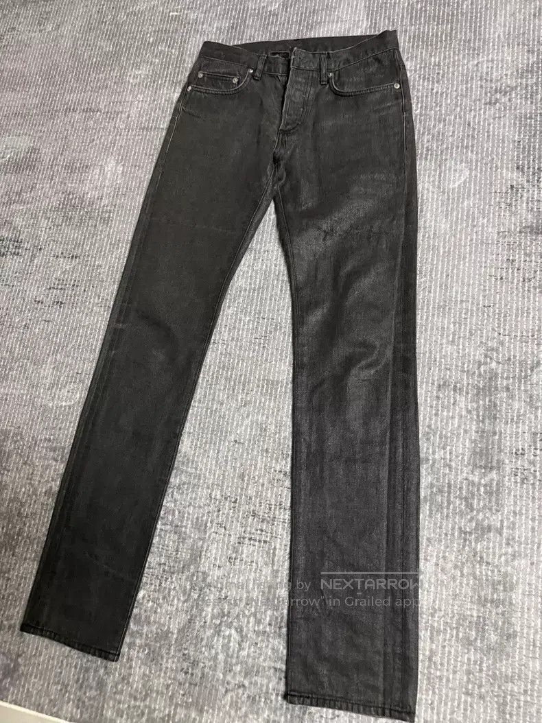 Dior Dior Black leather jeans i Size US 28 / EU 44 - 2 Thumbnail