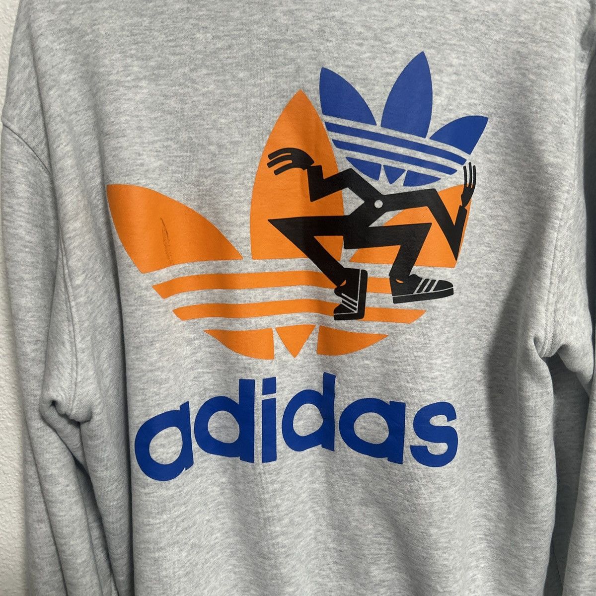 Adidas adidas Originals Trefoil Hoodie Light Grey Heather Size US L / EU 52-54 / 3 - 4 Thumbnail