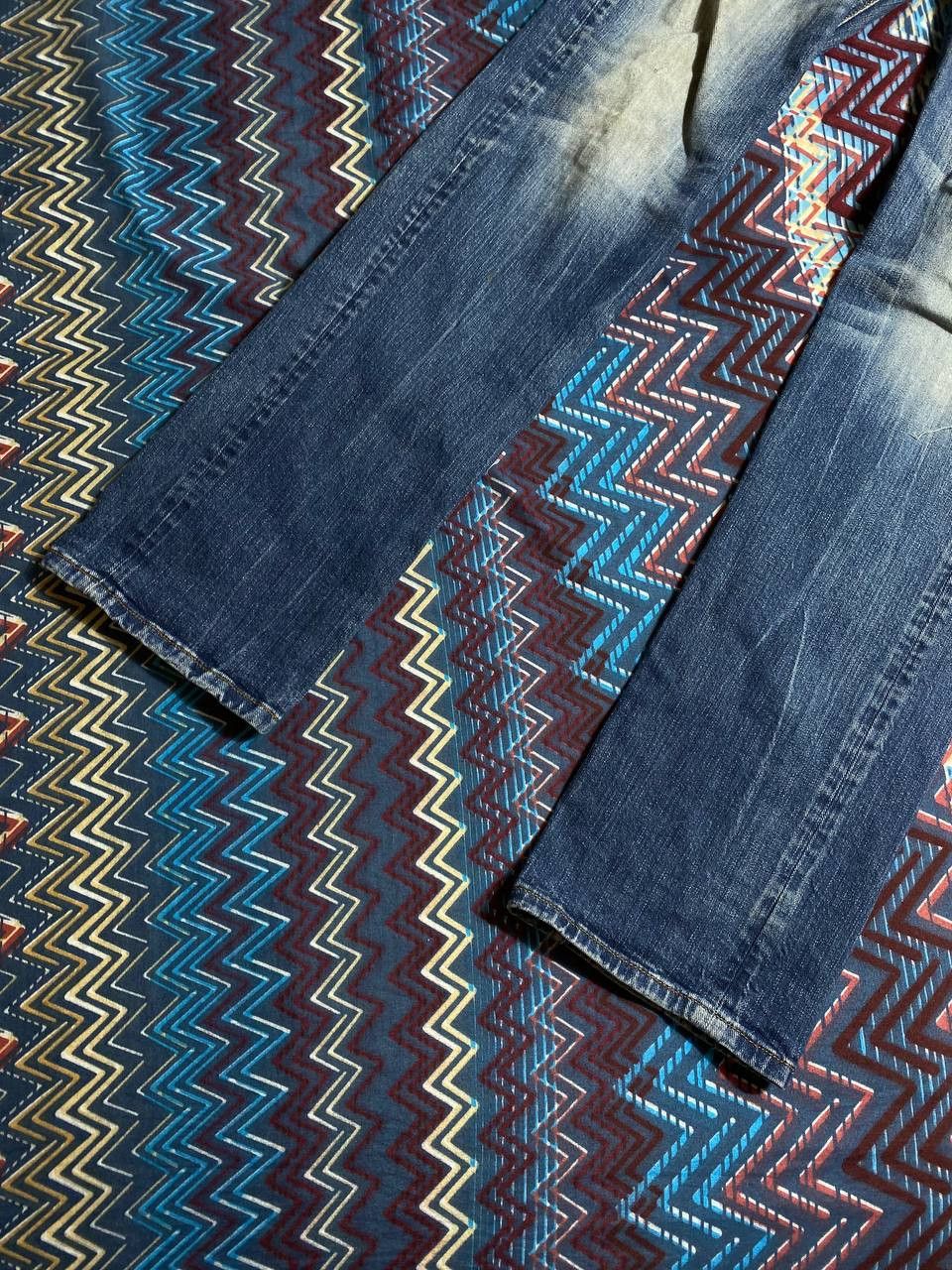 Diesel × Vintage DIESEL🔥THRASHED DISTRESSED DENIM Size US 30 / EU 46 - 10 Thumbnail
